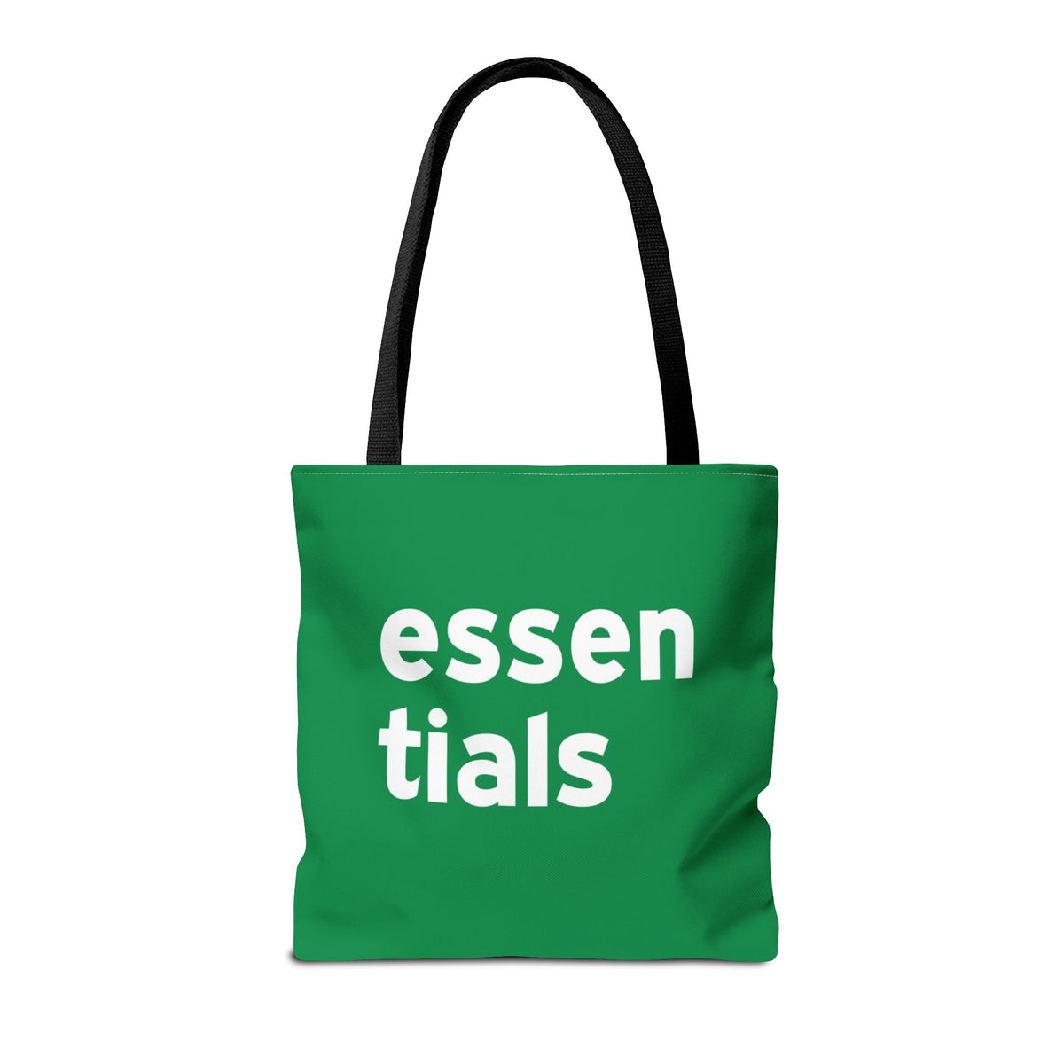 Essentials Tote Bag — Printed Green Travel Tote