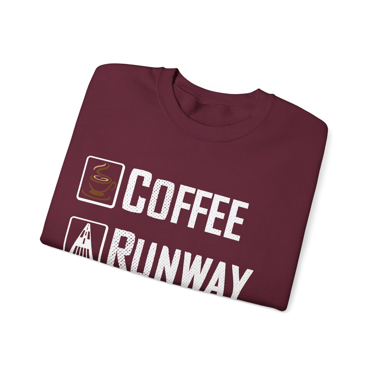 Coffee Runway Repeat   -  Crewneck Sweatshirt