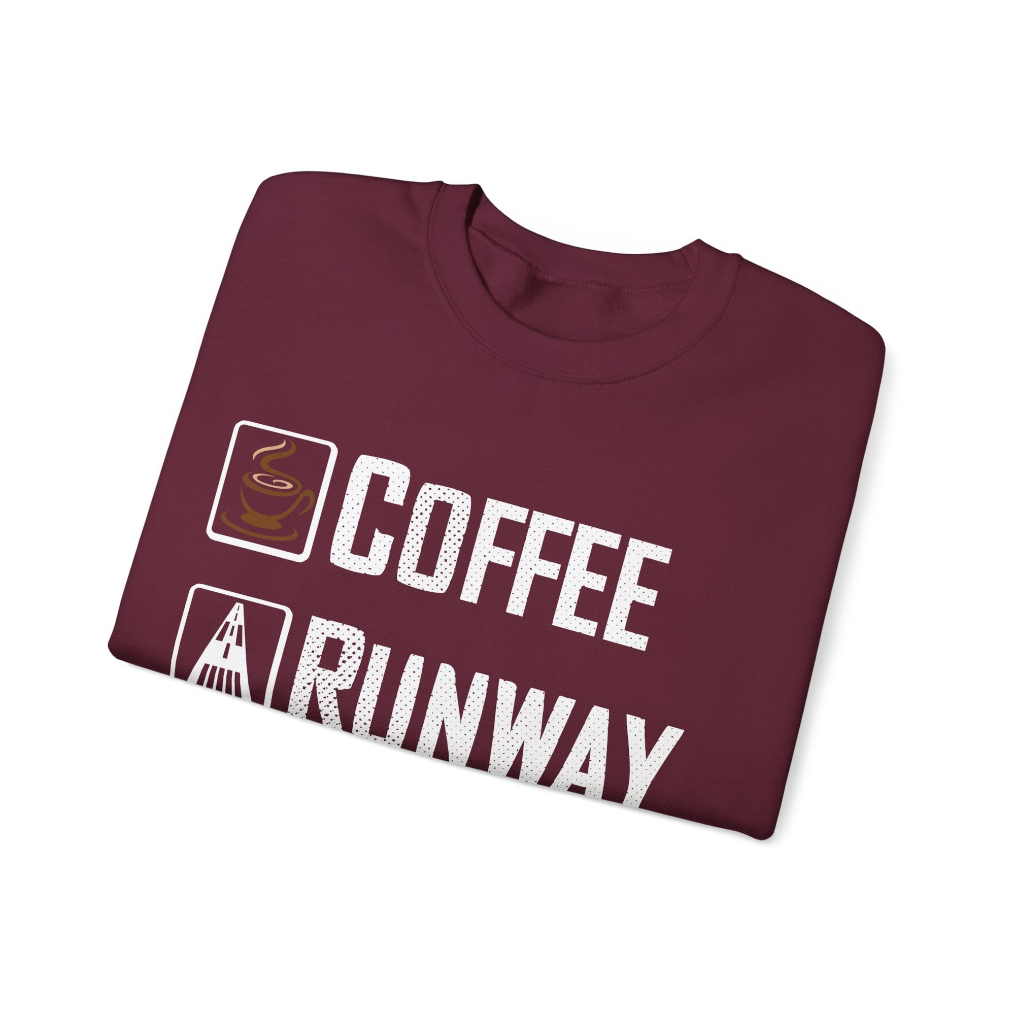 Coffee Runway Repeat   -  Crewneck Sweatshirt