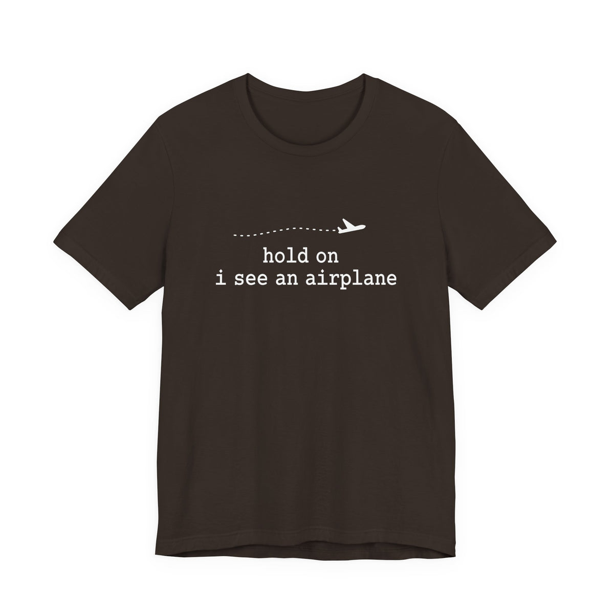 I See An Airplane Unisex Jersey Tee - Perfect for Aviation Enthusiasts