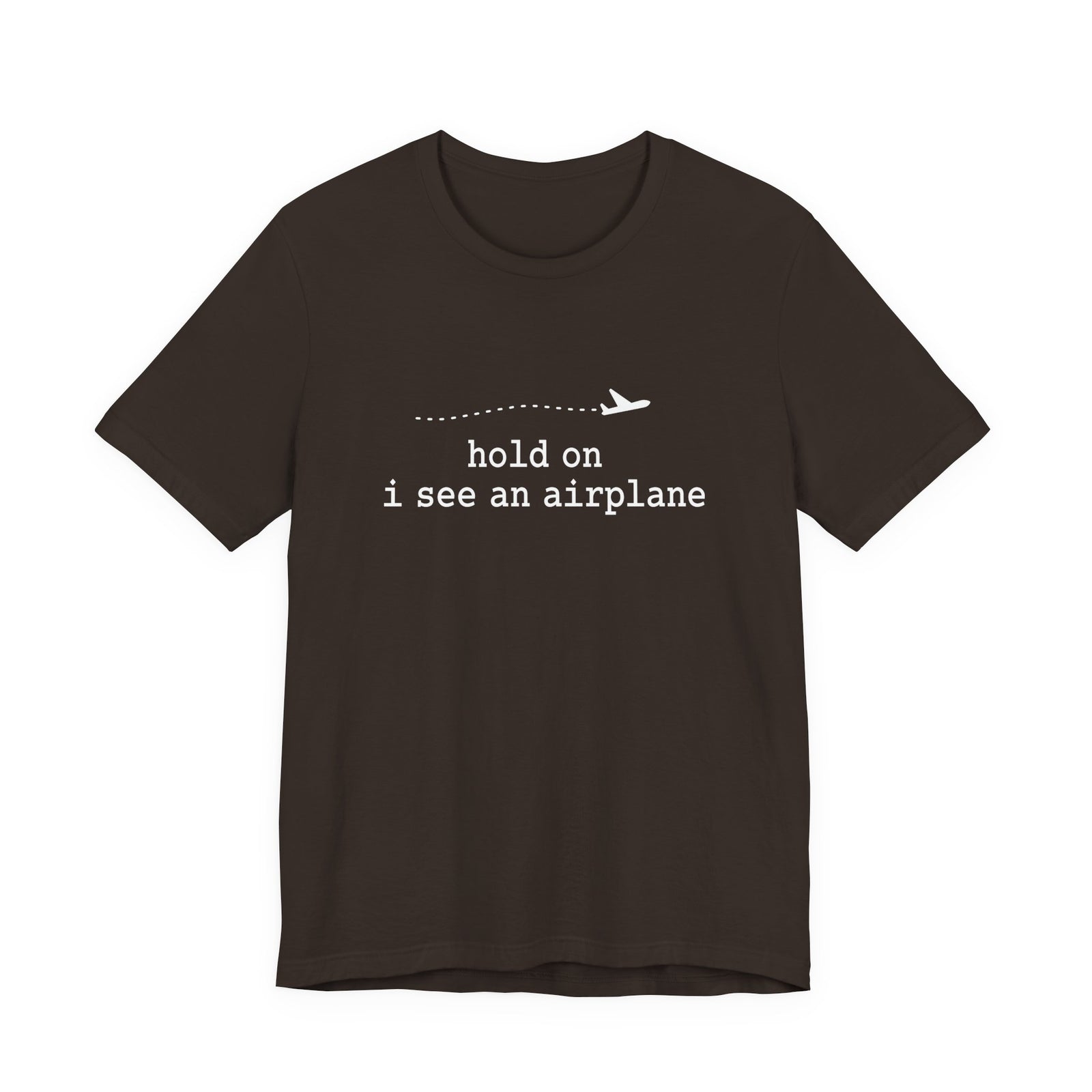 I See An Airplane Unisex Jersey Tee - Perfect for Aviation Enthusiasts