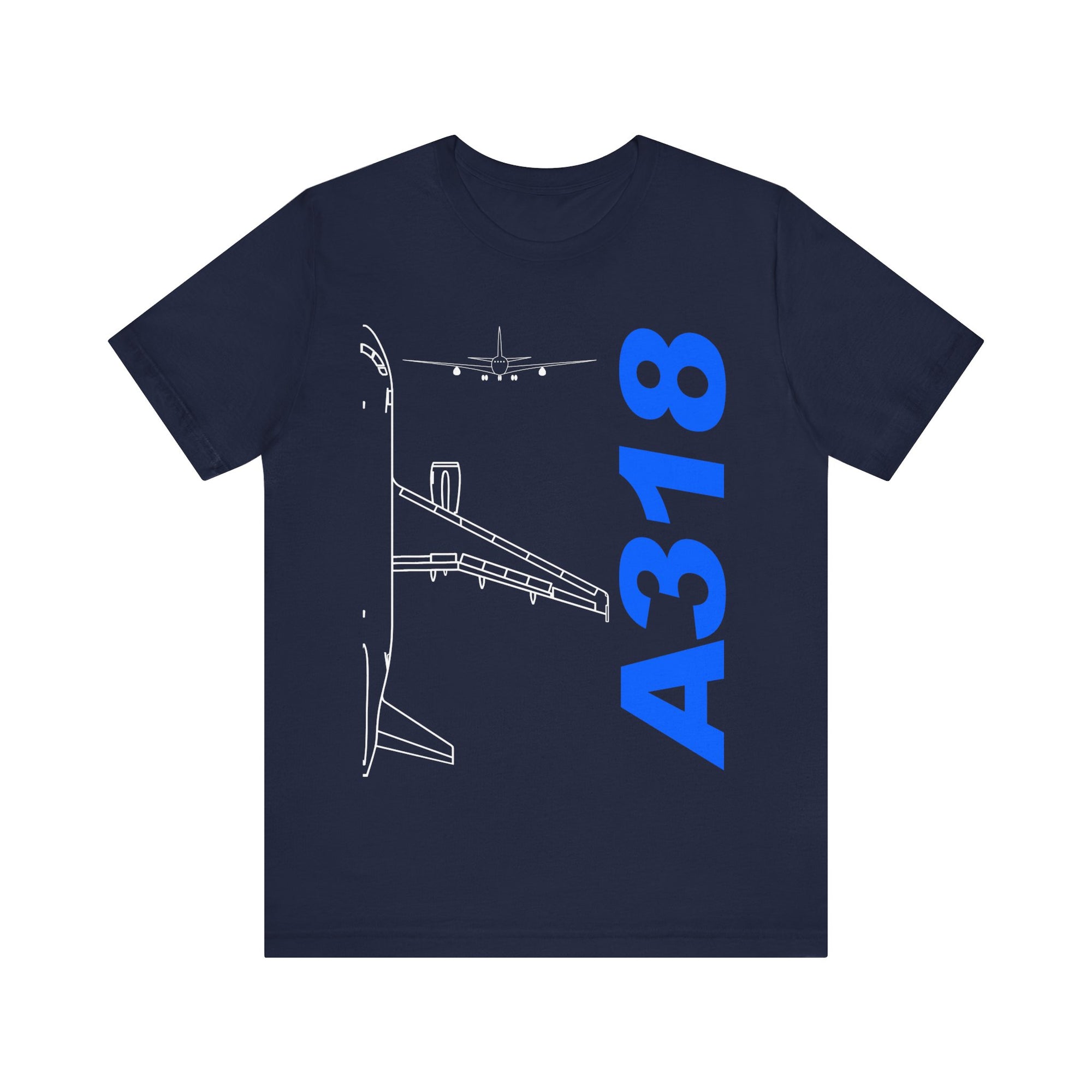 Airbus A318 Unisex Jersey Tee - Perfect for Aviation Enthusiasts
