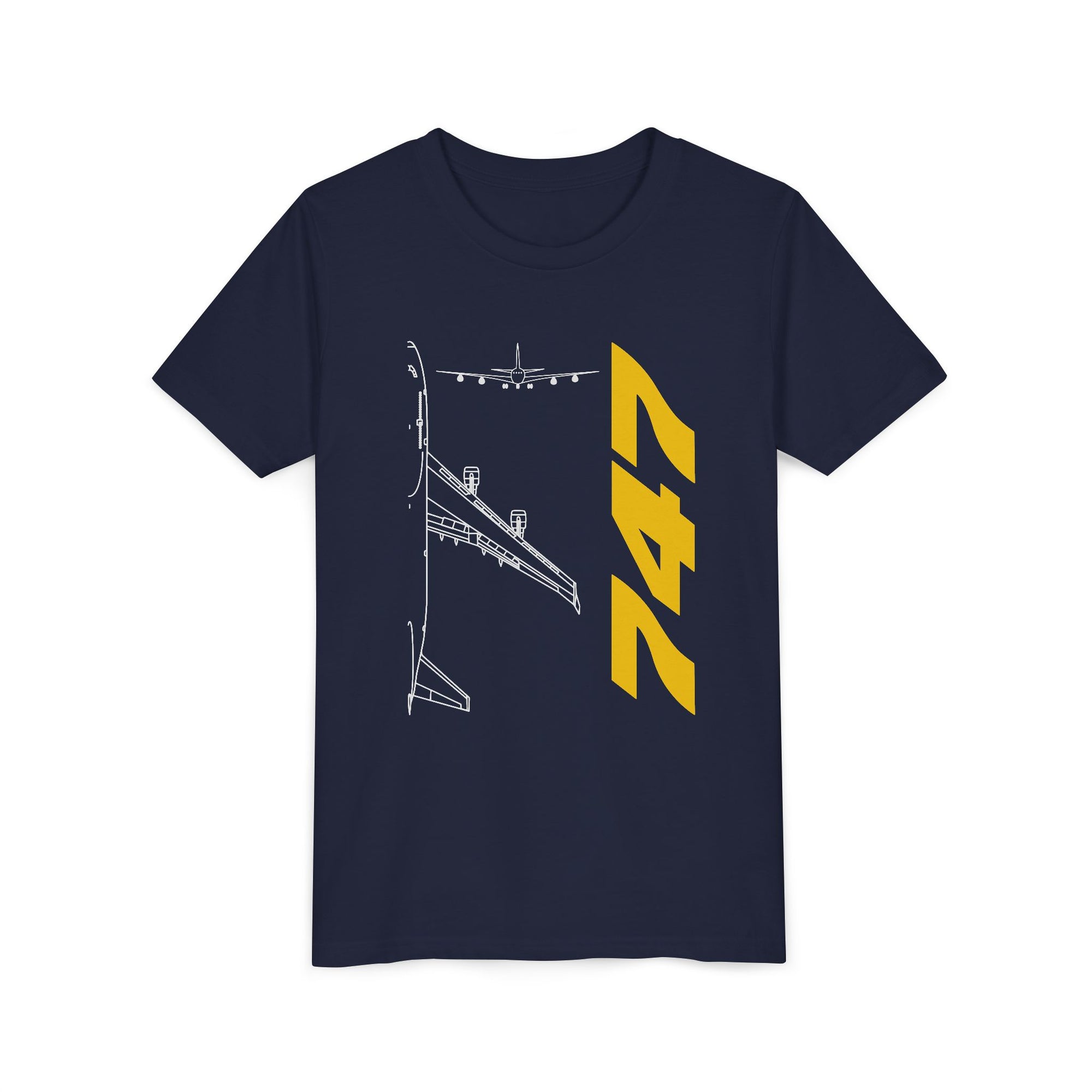Boeing 747 - Unisex Youth Short Sleeve Tee