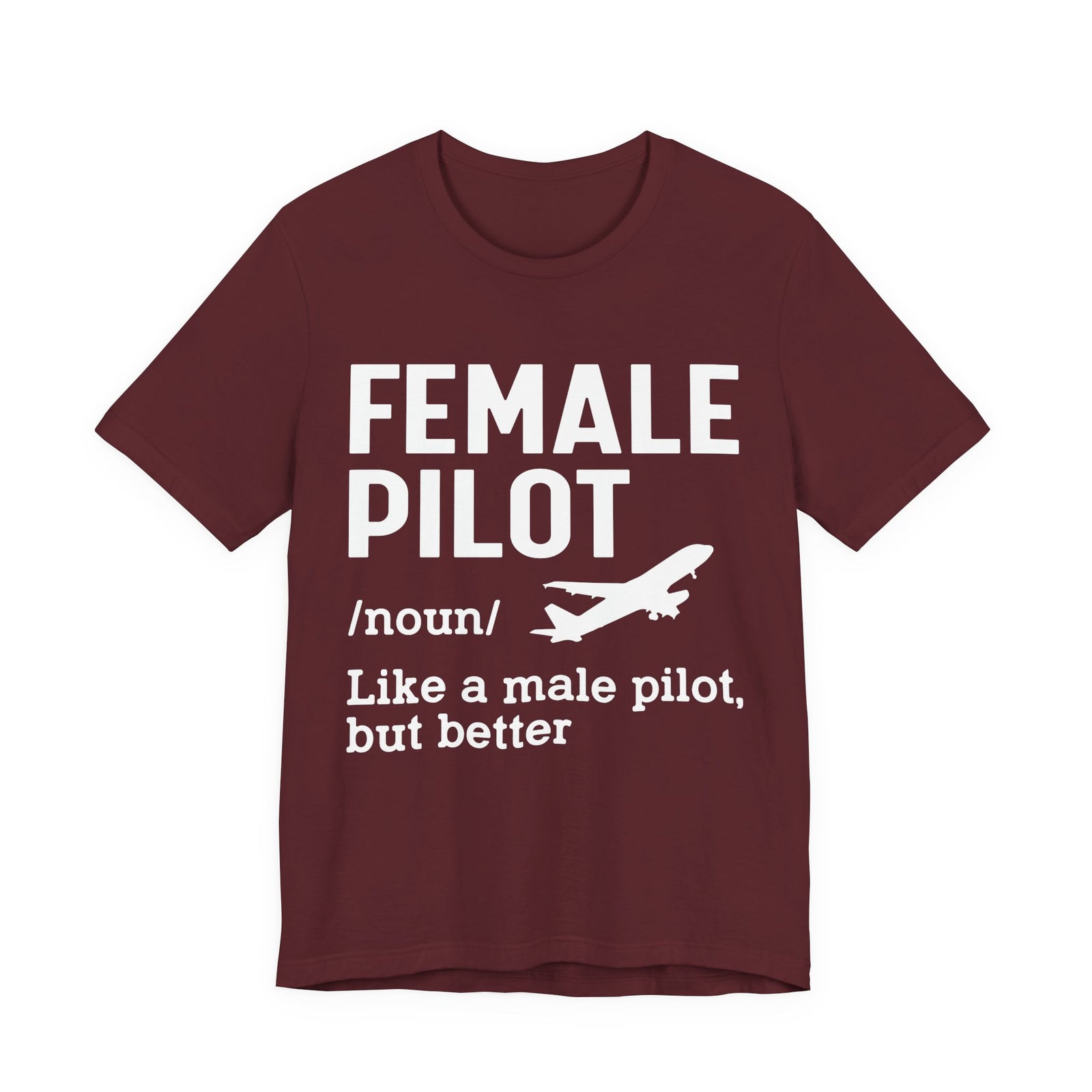 Female Pilot - Unisex Jersey Tee