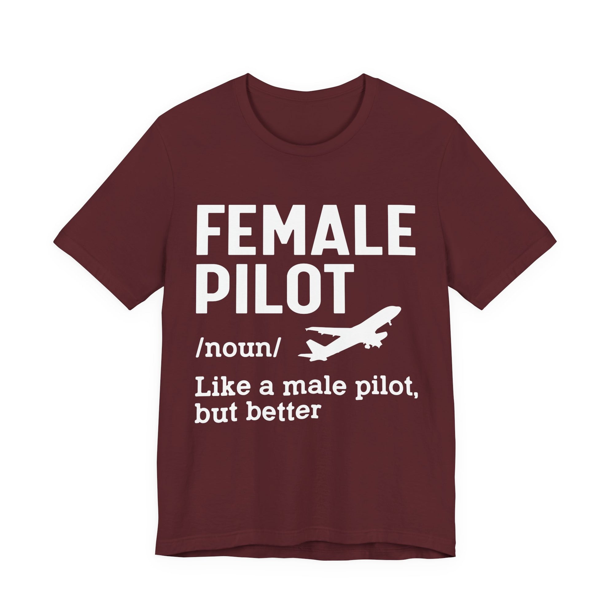 Female Pilot - Unisex Jersey Tee