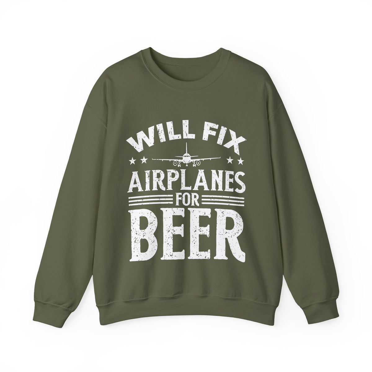 Will Fix Airplanes For Beer -  Unisex Crewneck Sweatshirt