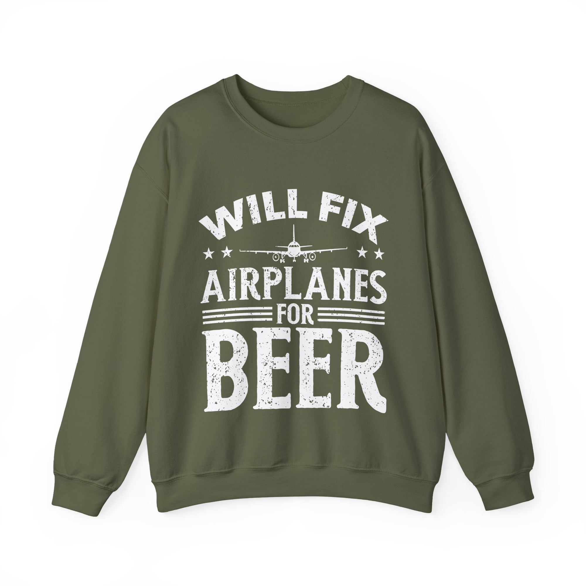 Will Fix Airplanes For Beer -  Unisex Crewneck Sweatshirt