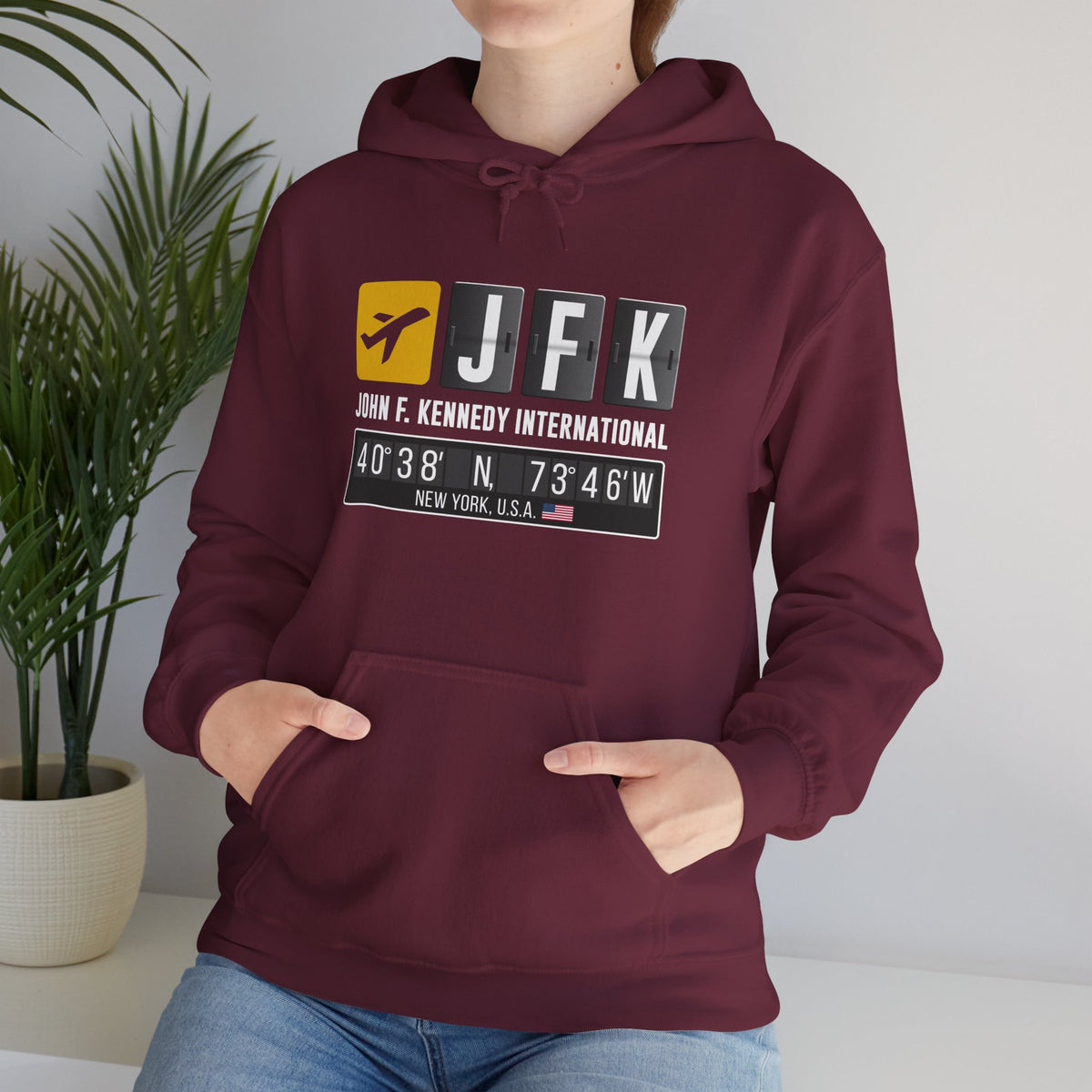 JFK John F. Kennedy International Airport - Pullover Hoodie