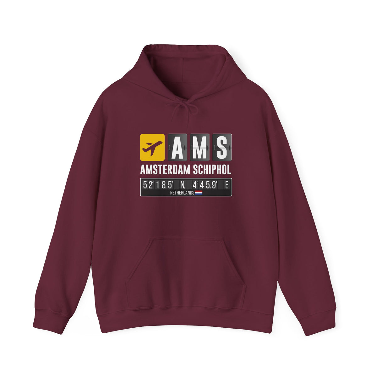 AMS Amsterdam Airport Schiphol  - Pullover Hoodie