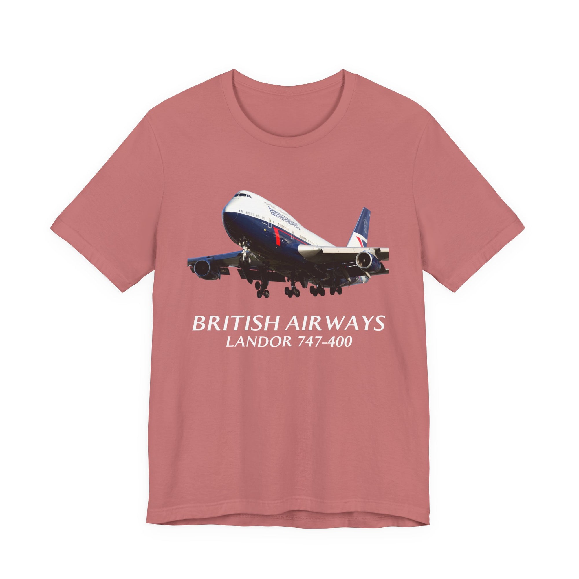 British Airways Landor 747-400   - Unisex Jersey Tee