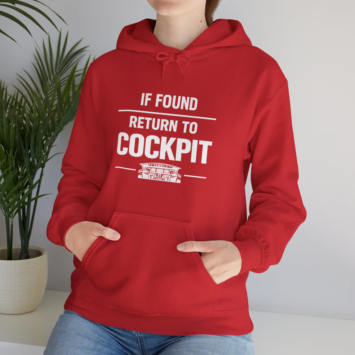 If Found: Return to the Cockpit - Pullover Hoodie