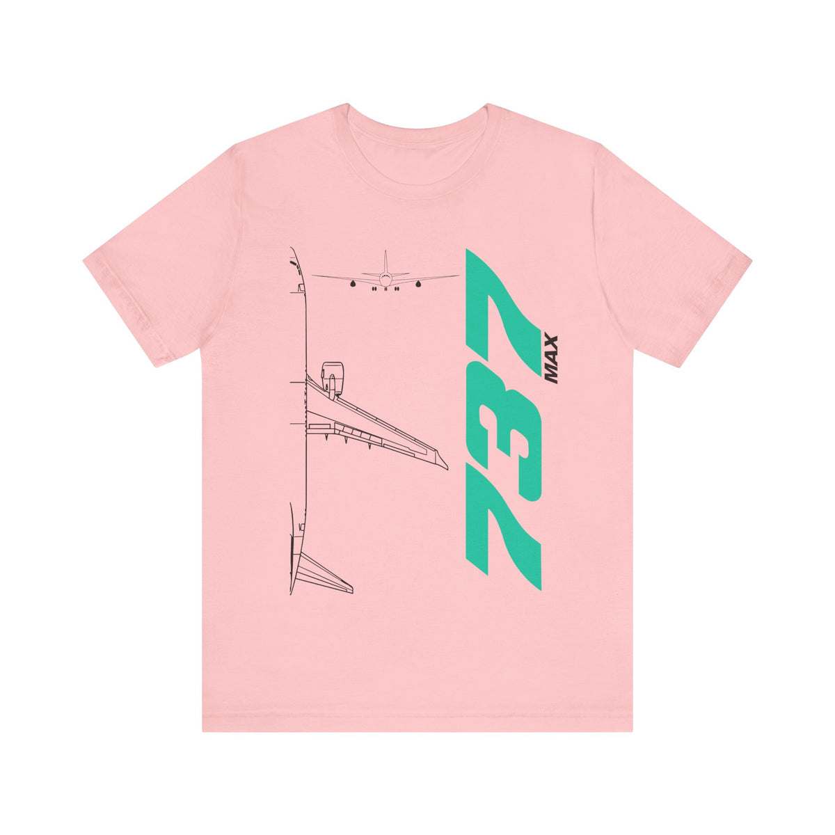 Boeing 737 Max  Unisex Jersey Tee - Perfect for Aviation Enthusiasts