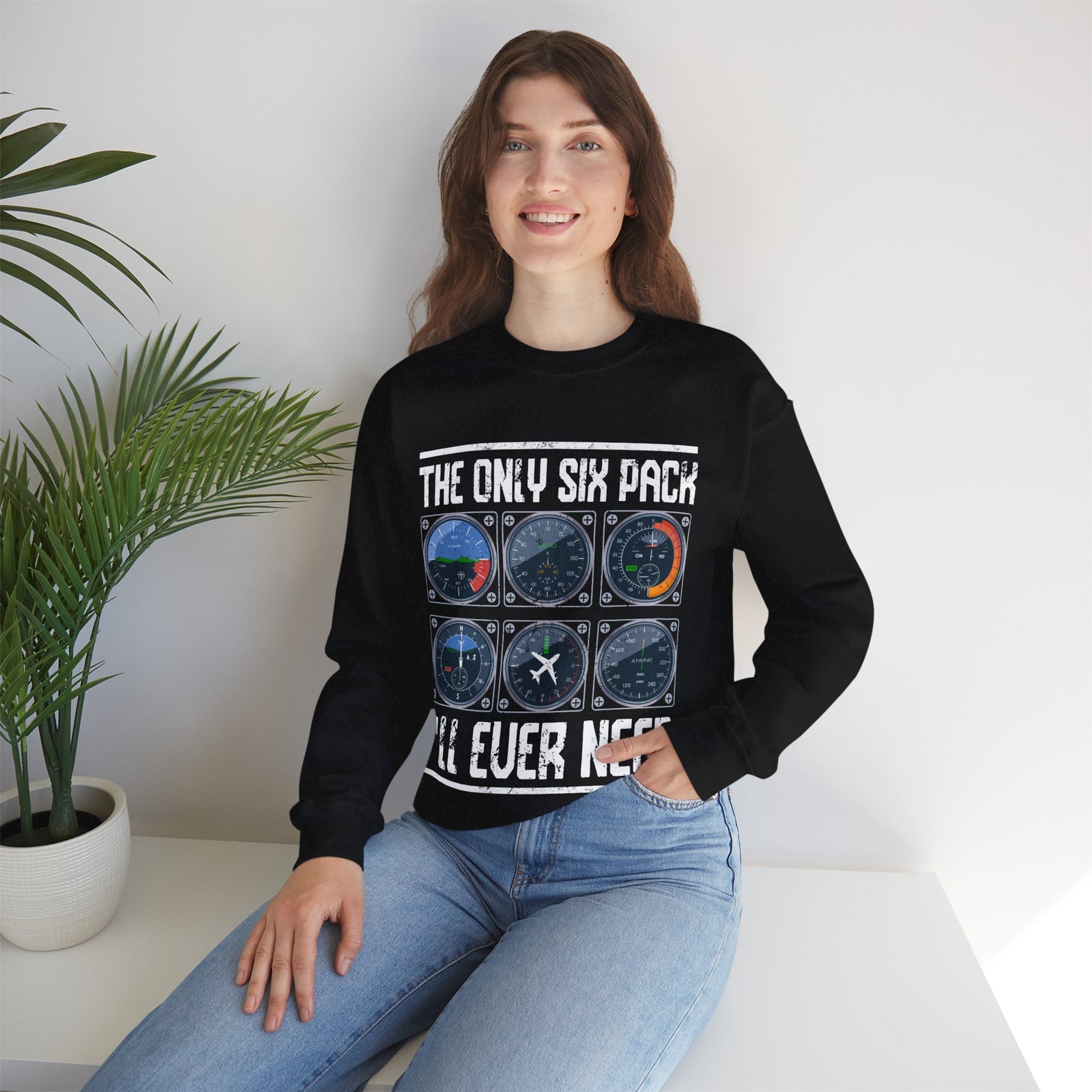 The Only Six Pack I'll Ever Need  -  Unisex Crewneck Sweatshirt