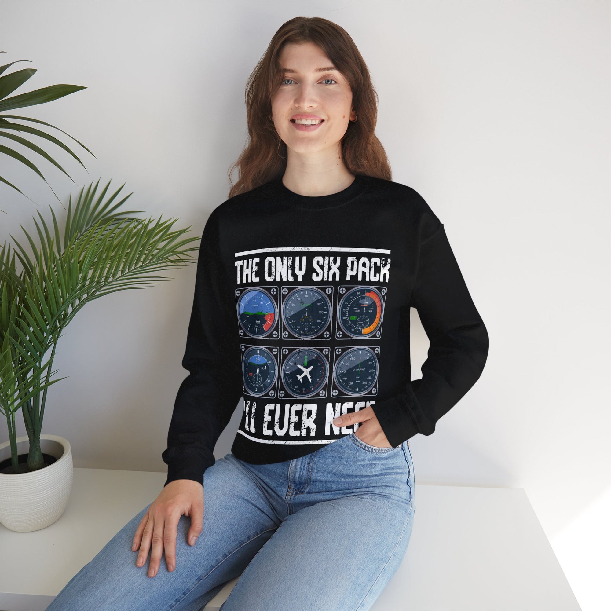 The Only Six Pack I'll Ever Need  -  Unisex Crewneck Sweatshirt