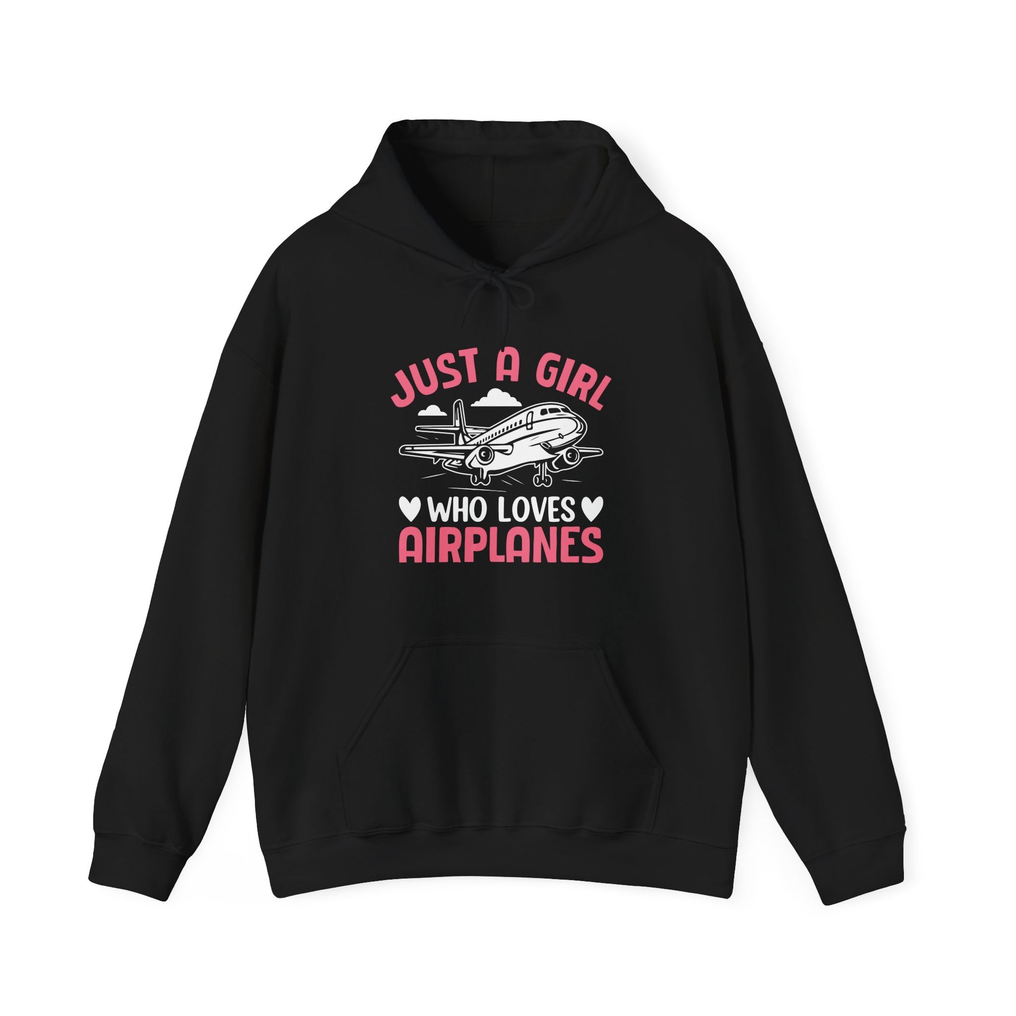 Just A Girl Who Loves Aieplanes  - Pullover Hoodie