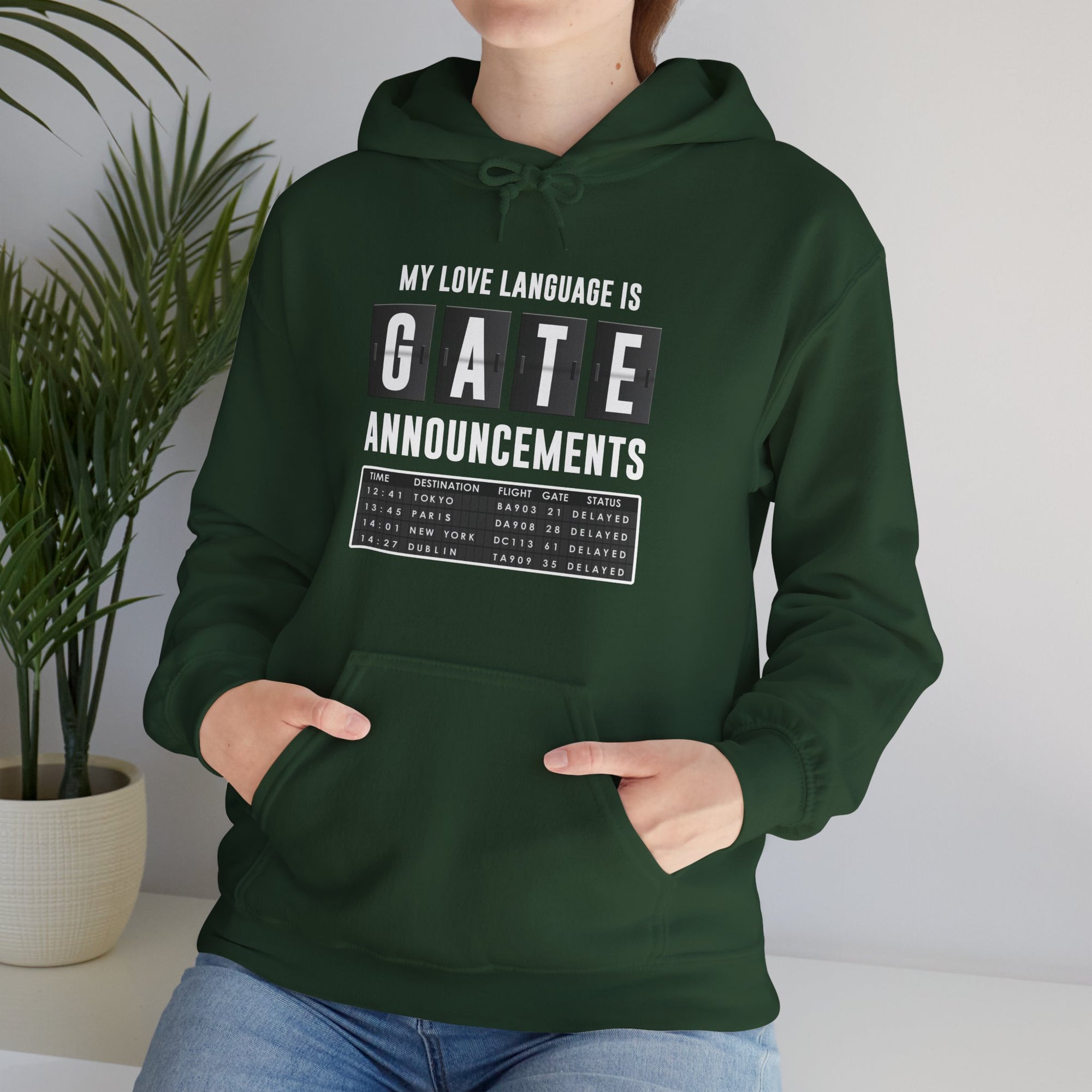 My Love Language Is Gate Announcement - Pullover Hoodie