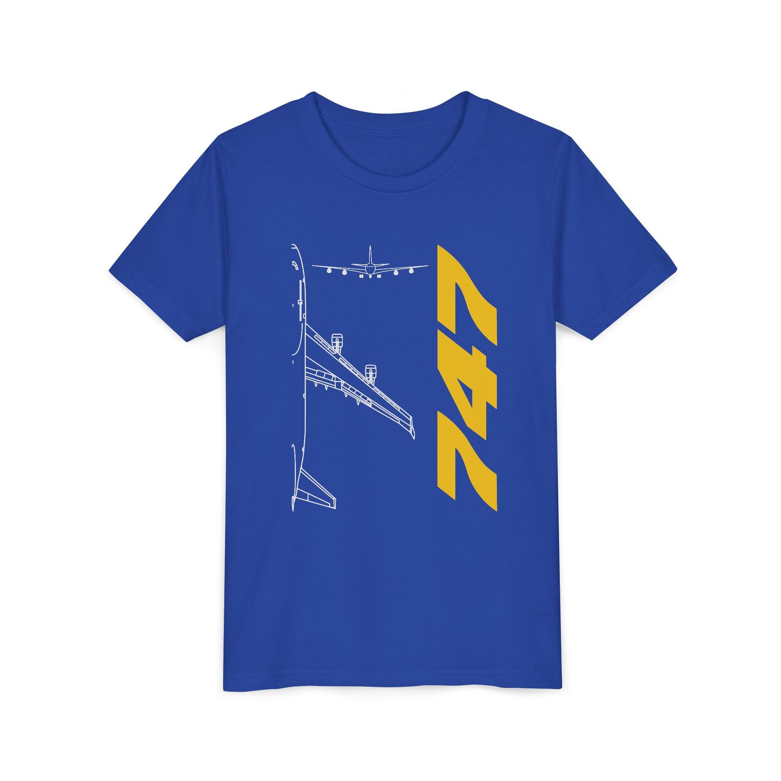 Boeing 747 - Unisex Youth Short Sleeve Tee