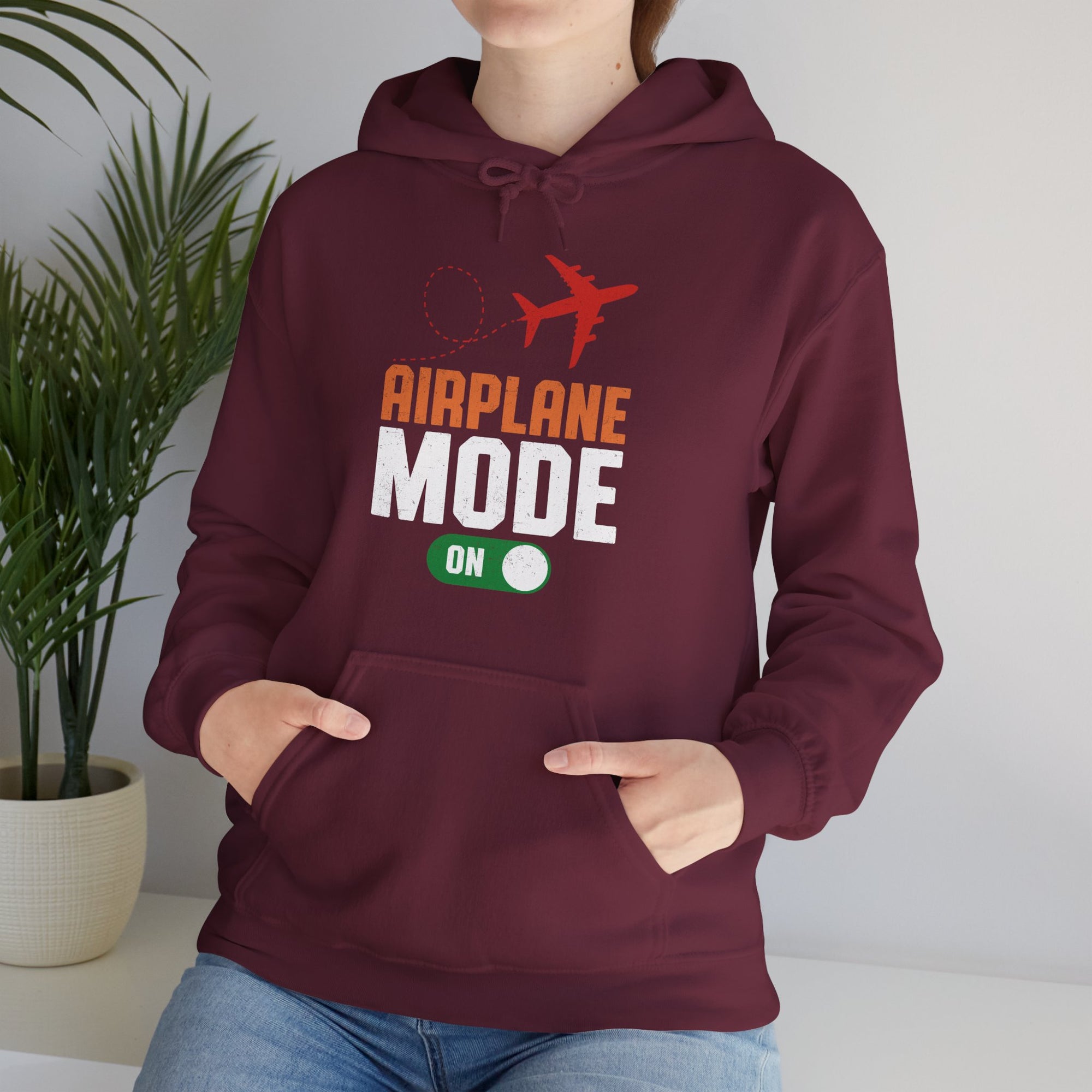 Airplane Mode On - Pullover Hoodie