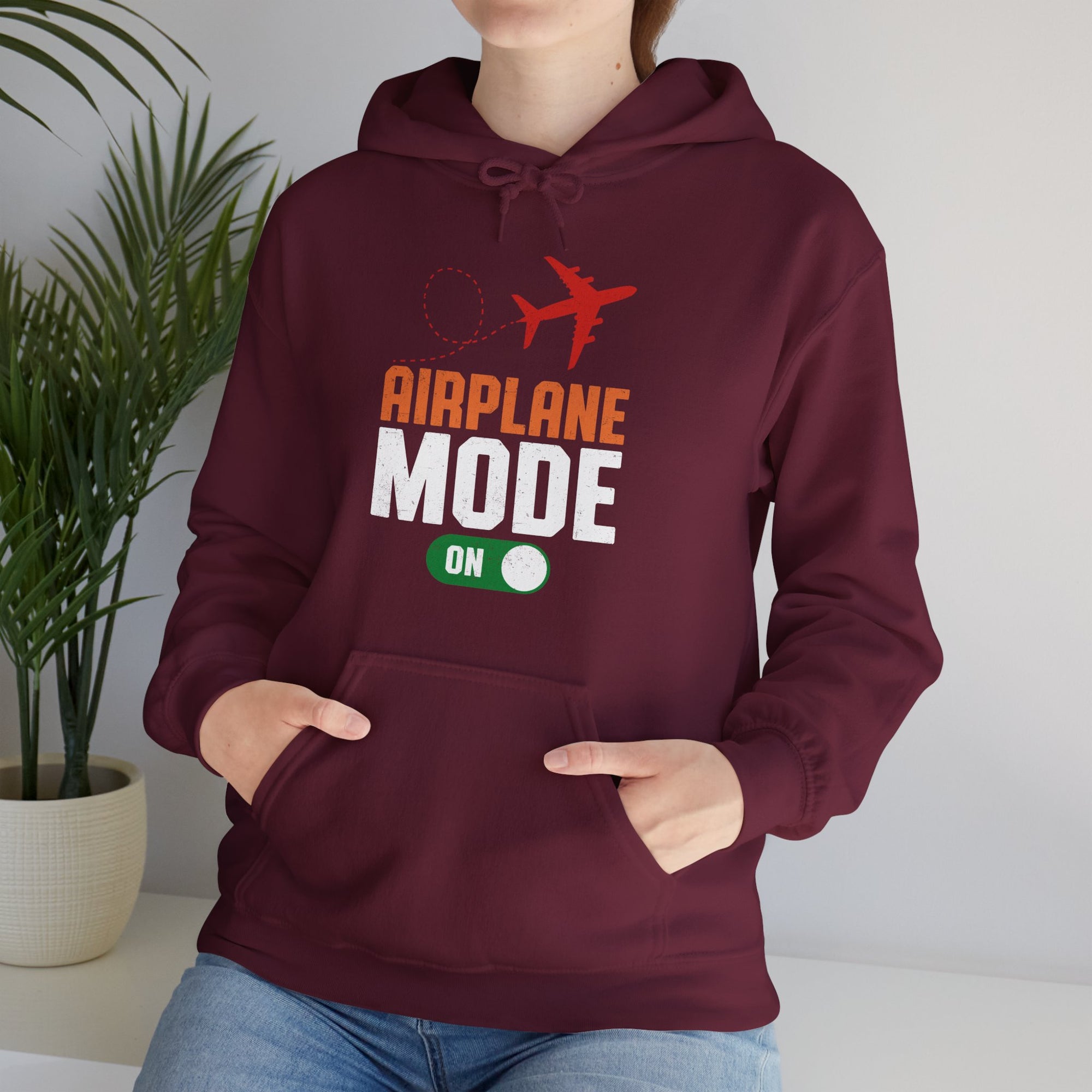 Airplane Mode On - Pullover Hoodie
