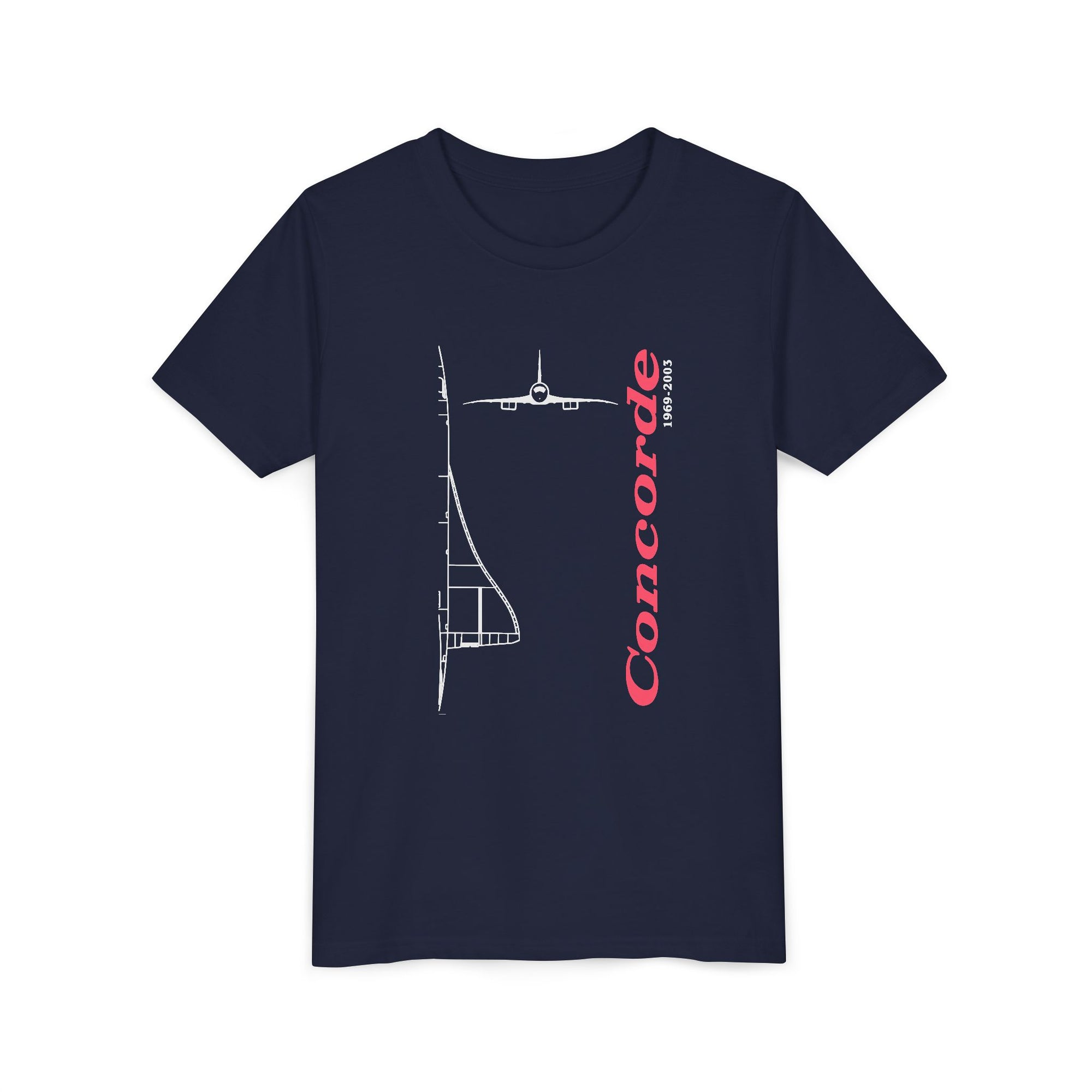 Concorde 1969 to 2003 - Unisex Youth Short Sleeve Tee