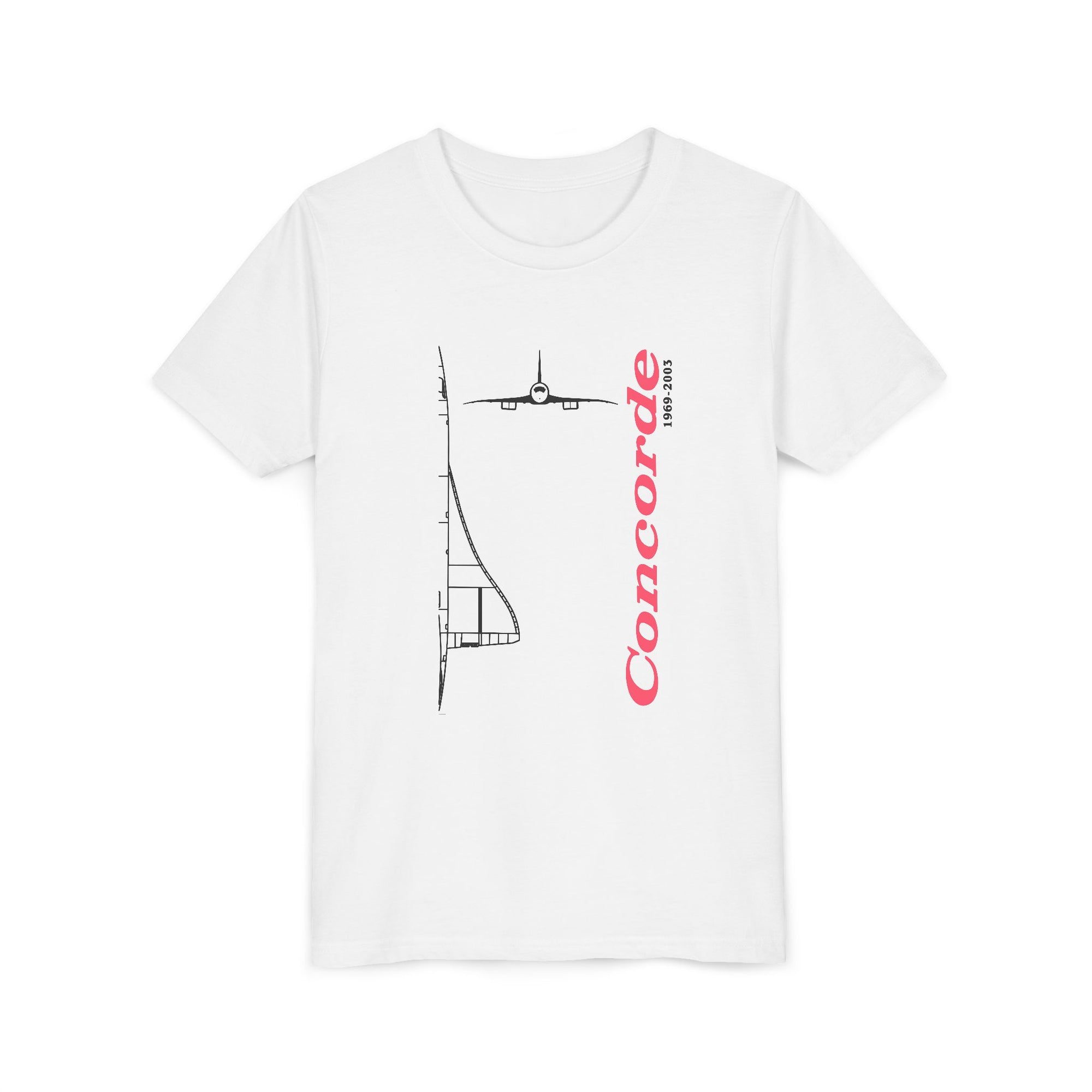 Concorde 1969 to 2003 - Unisex Youth Short Sleeve Tee