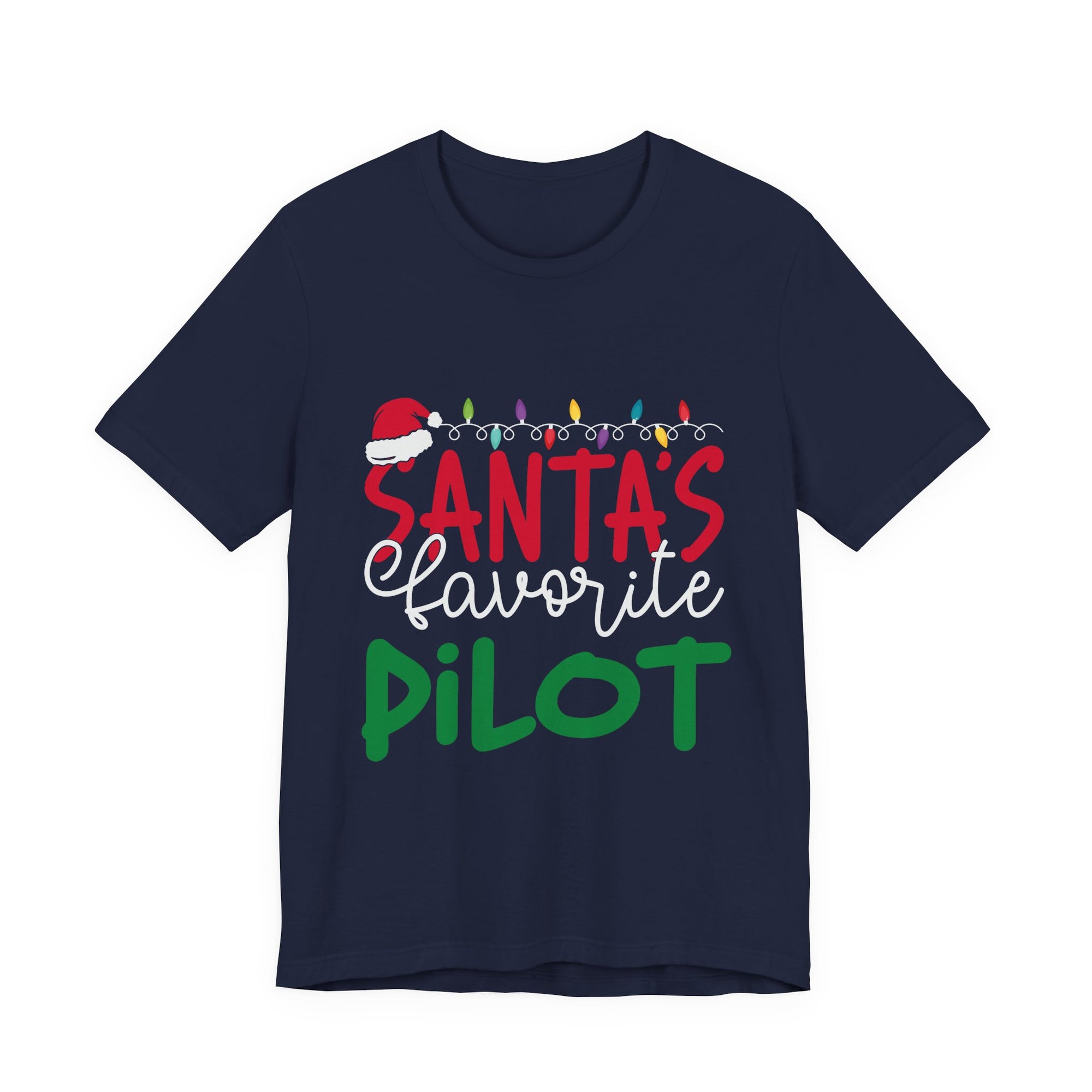 Santa’s favourite pilot Unisex Jersey Tee - Perfect for Aviation Enthusiasts