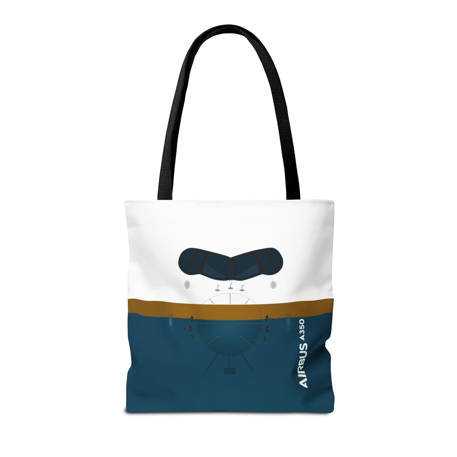 A350 Tote Bag — Printed Green Travel Tote