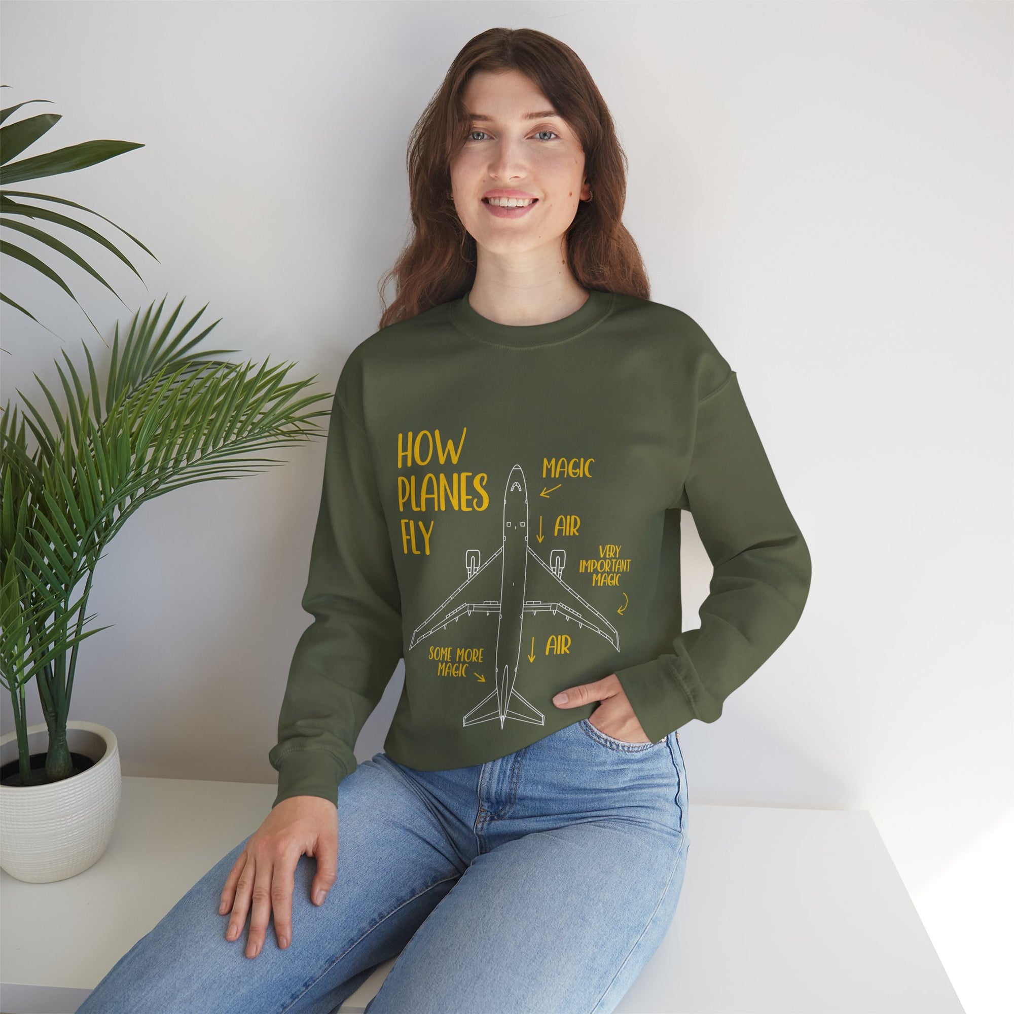 How Planes Fly?  -  Crewneck Sweatshirt