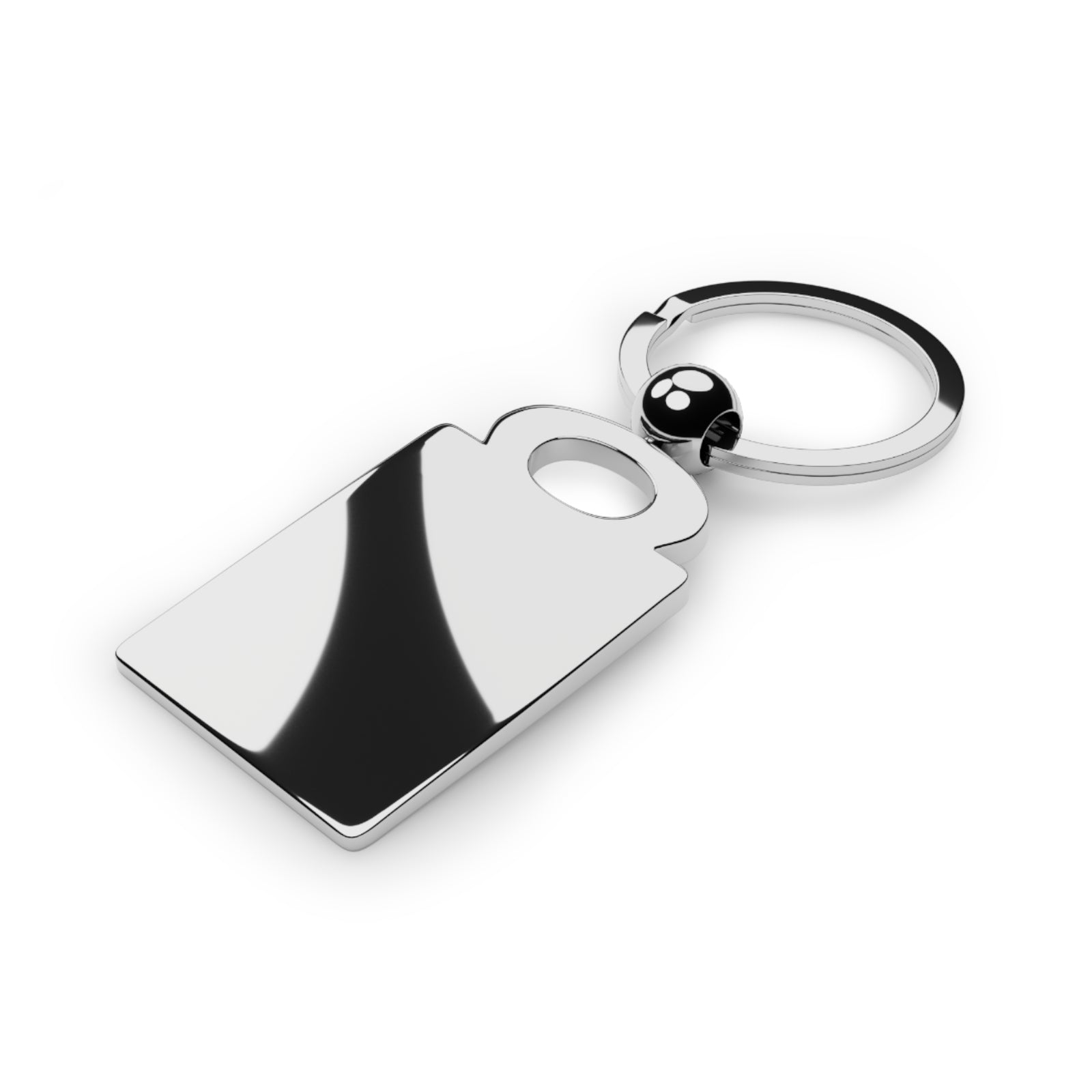 Short Layover - Rectangle Keyring