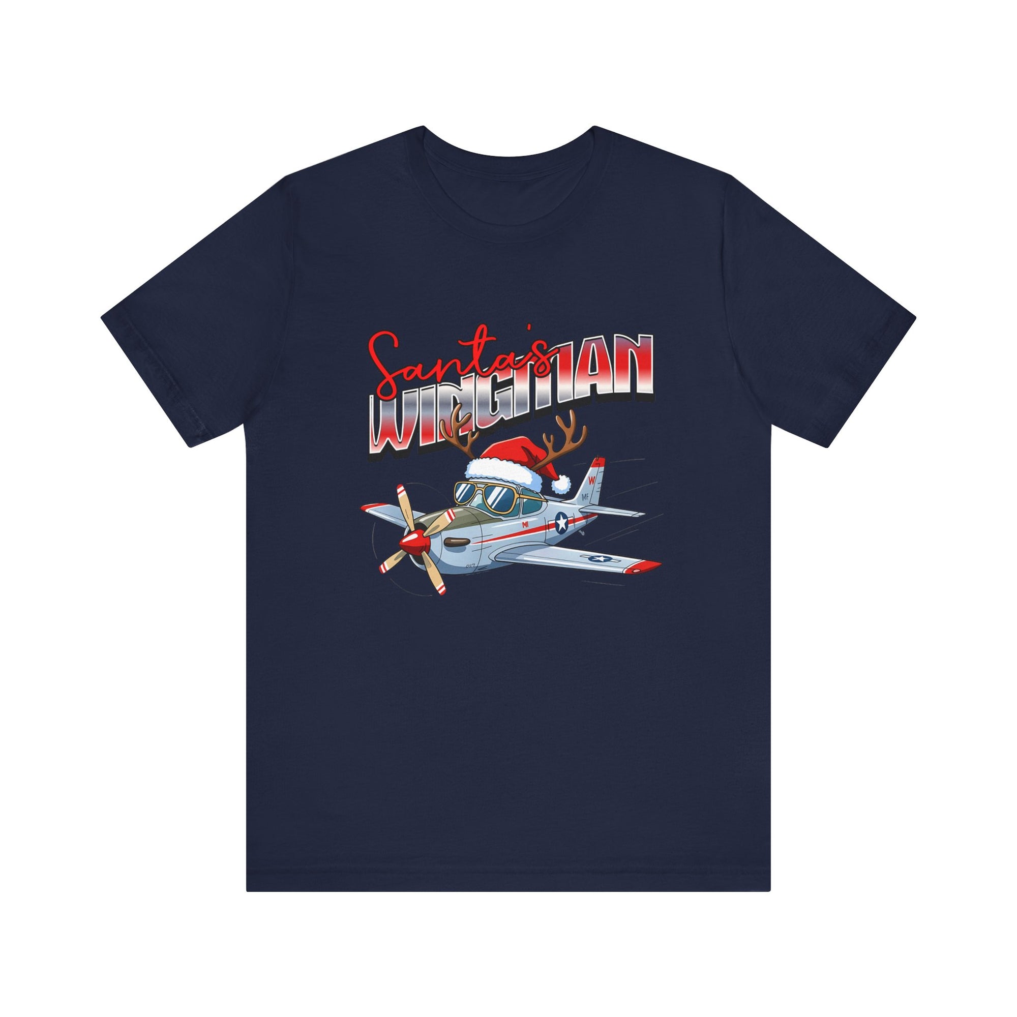 Santa’s wingman Unisex Jersey Tee - Perfect for Aviation Enthusiasts