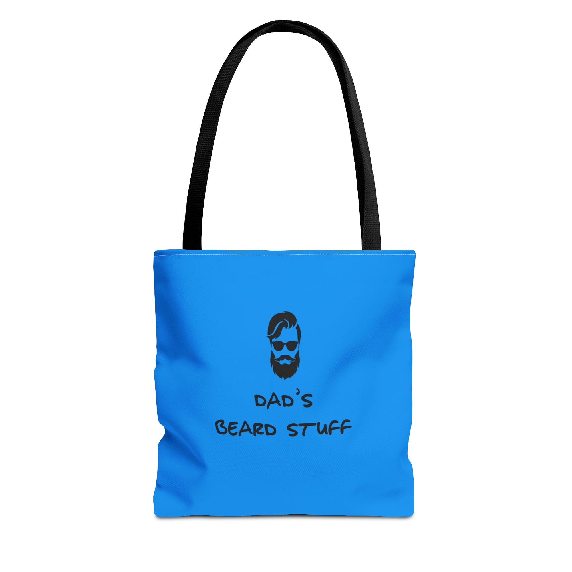 Dads Beard Stuff Tote Bag — Printed Green Travel Tote