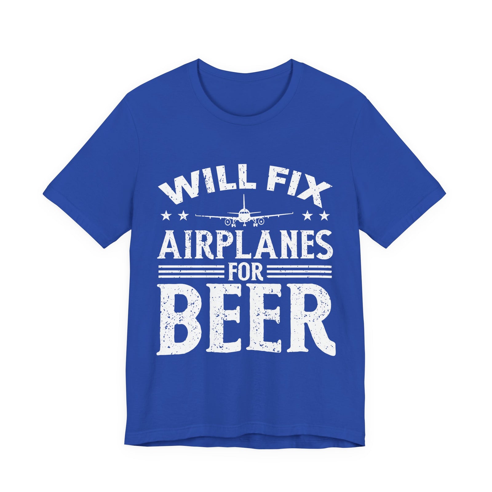 Will Fix Airplanes For Beer  - Unisex Jersey Tee