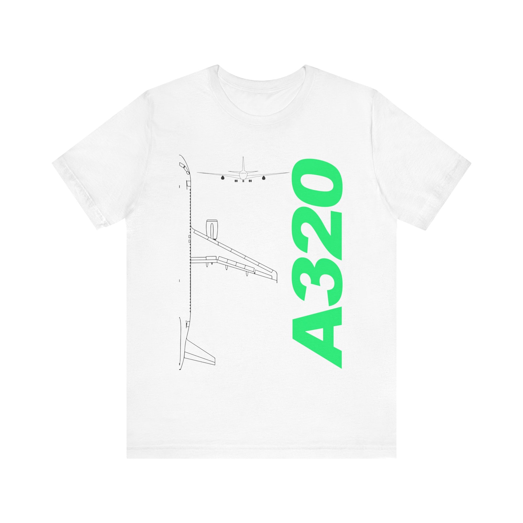 Airbus A320 Unisex Jersey Tee - Perfect for Aviation Enthusiasts