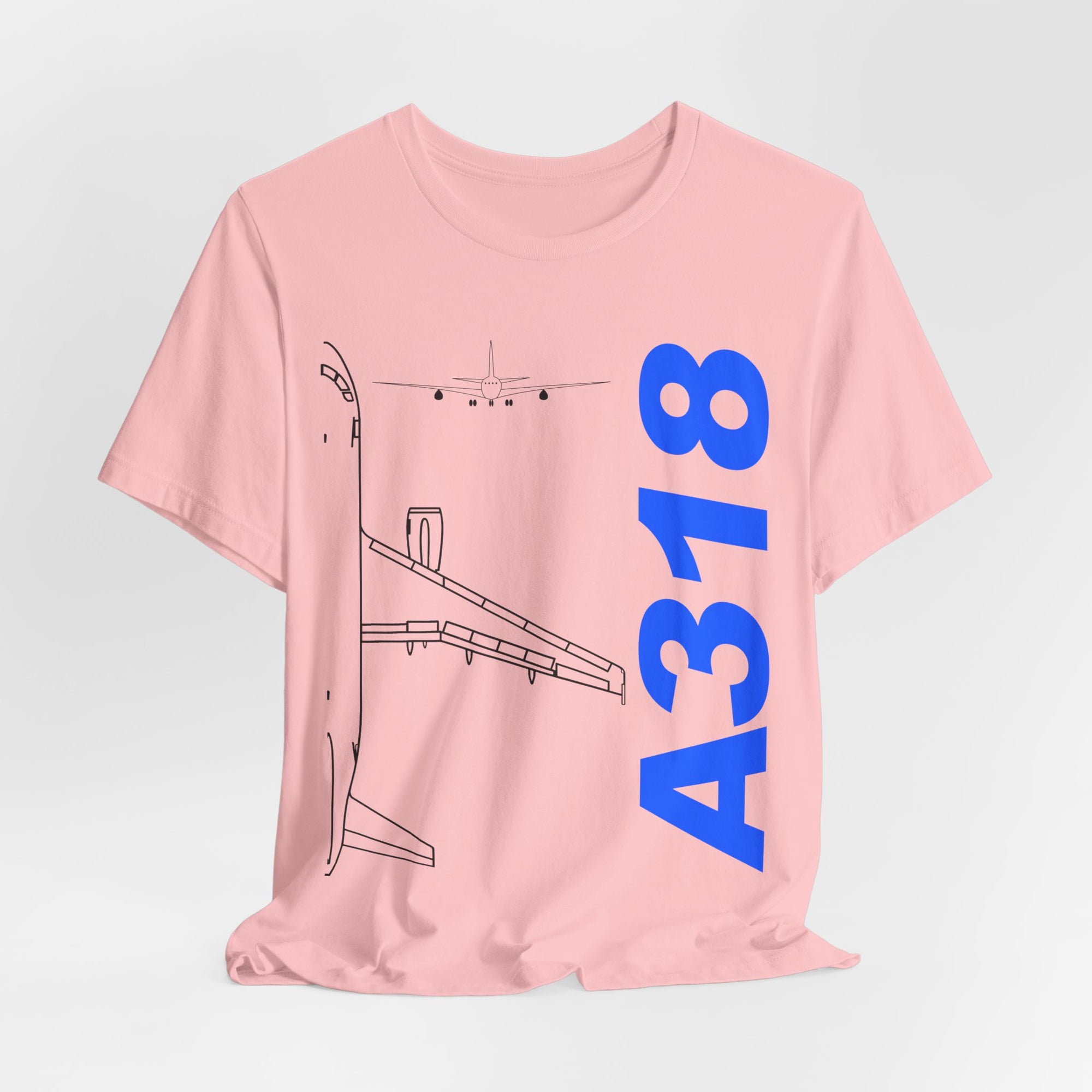 Airbus A318 Unisex Jersey Tee - Perfect for Aviation Enthusiasts
