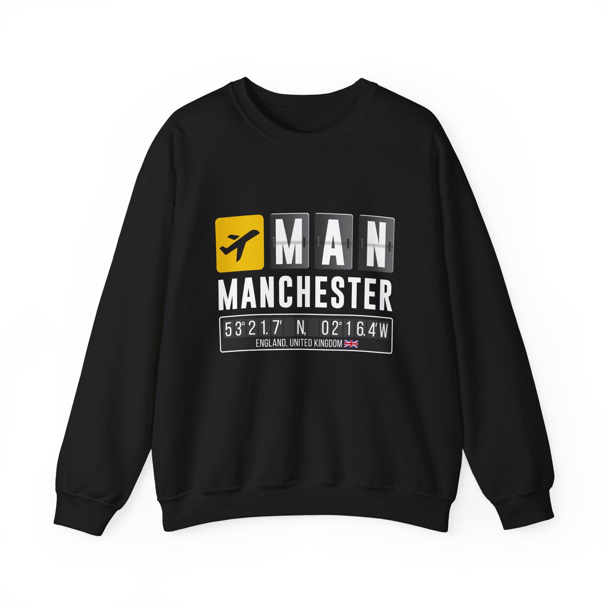 MAN Manchester Airport UK    -  Crewneck Sweatshirt