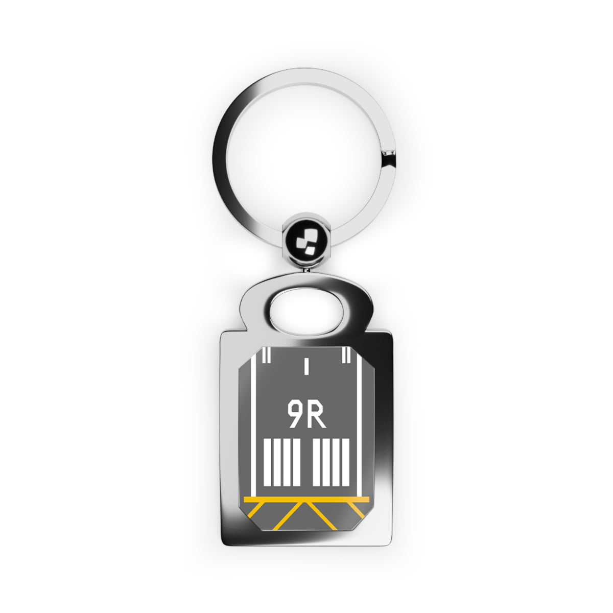 Runway - Rectangle Keyring