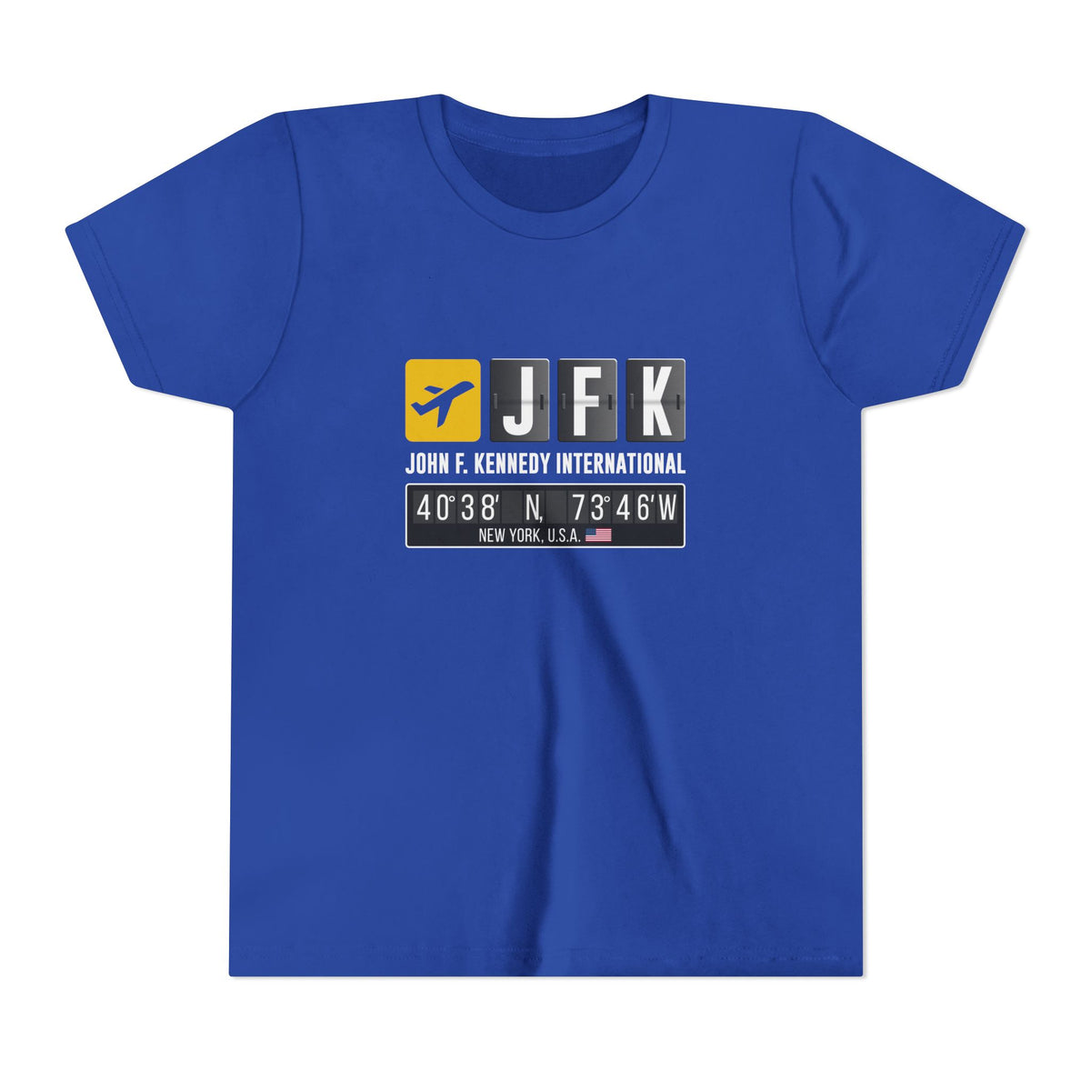 JFK John F. Kennedy International Airport - Unisex Youth Short Sleeve Tee