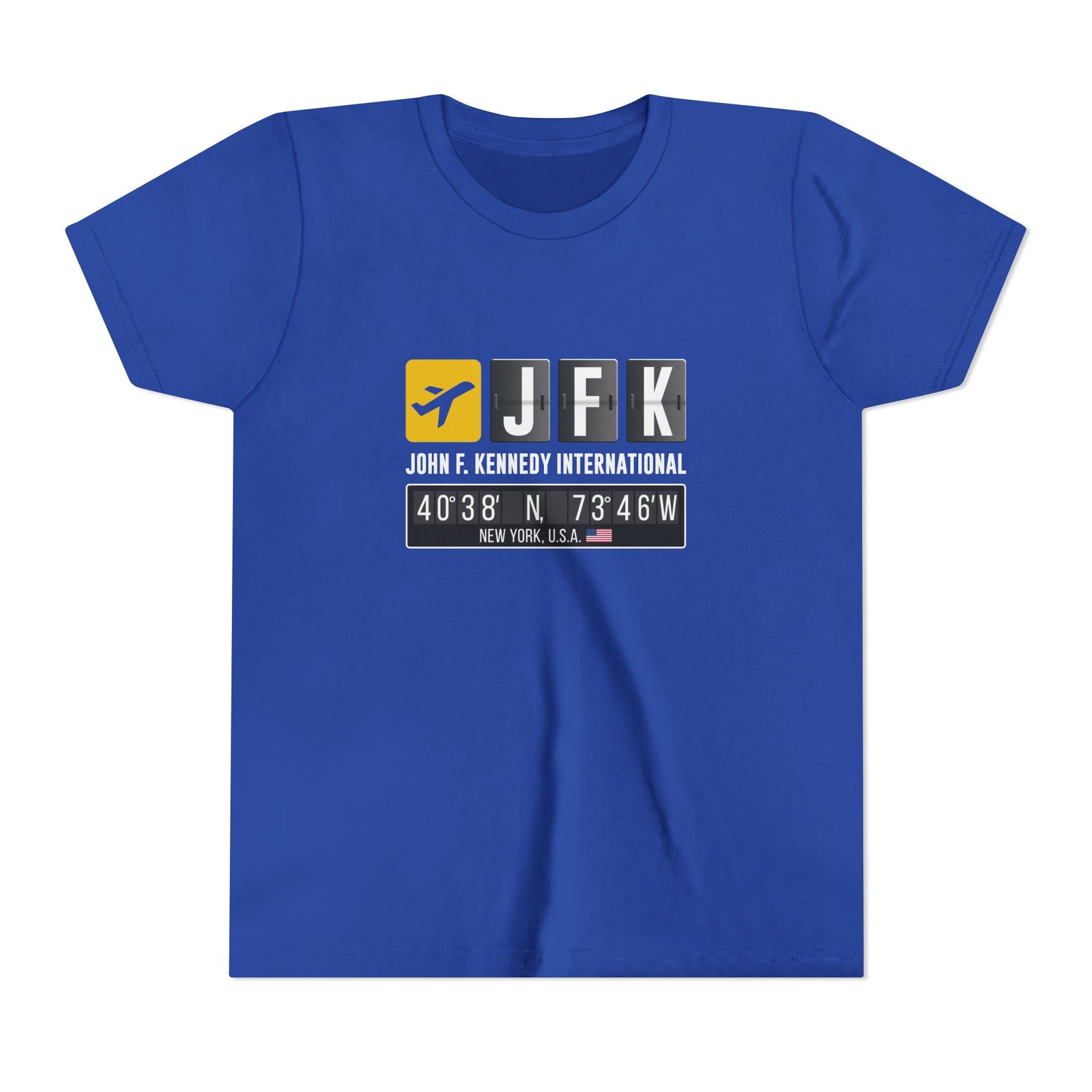 JFK John F. Kennedy International Airport - Unisex Youth Short Sleeve Tee