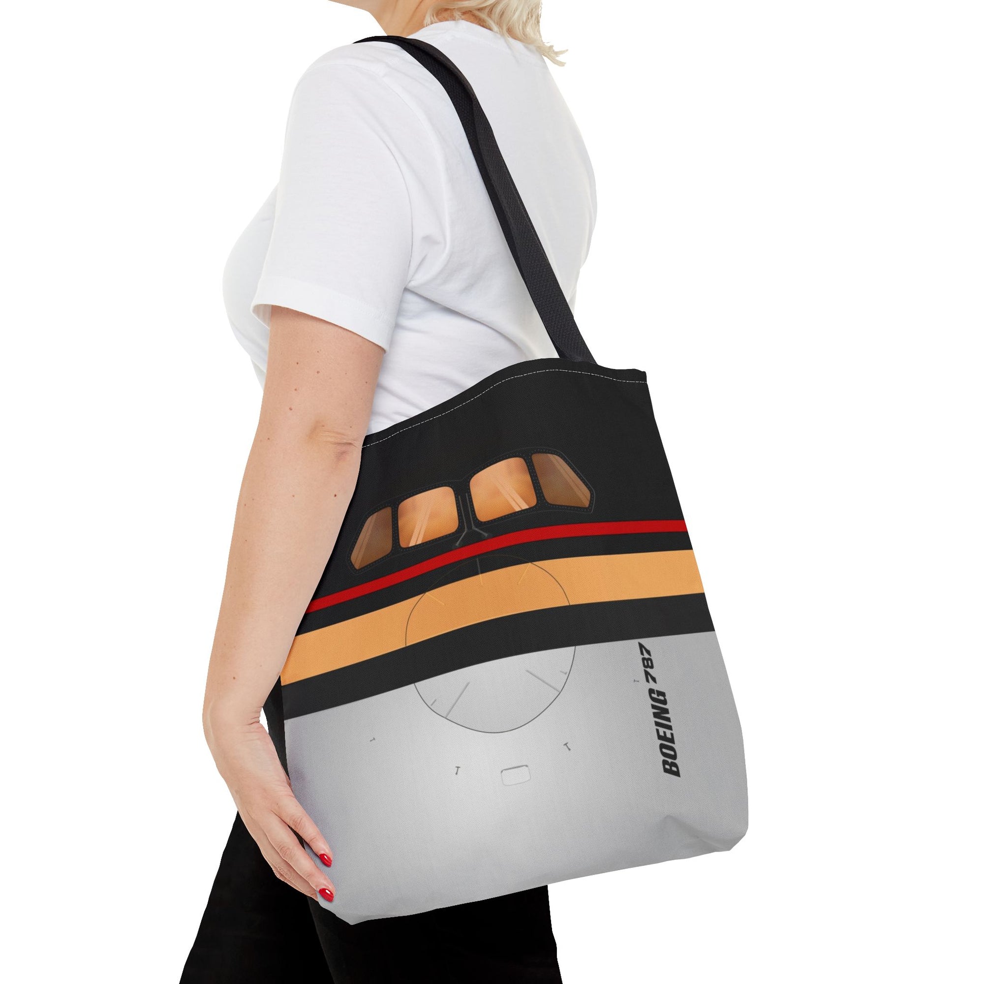 Royal Jordanian 787 Tote Bag — Printed Green Travel Tote