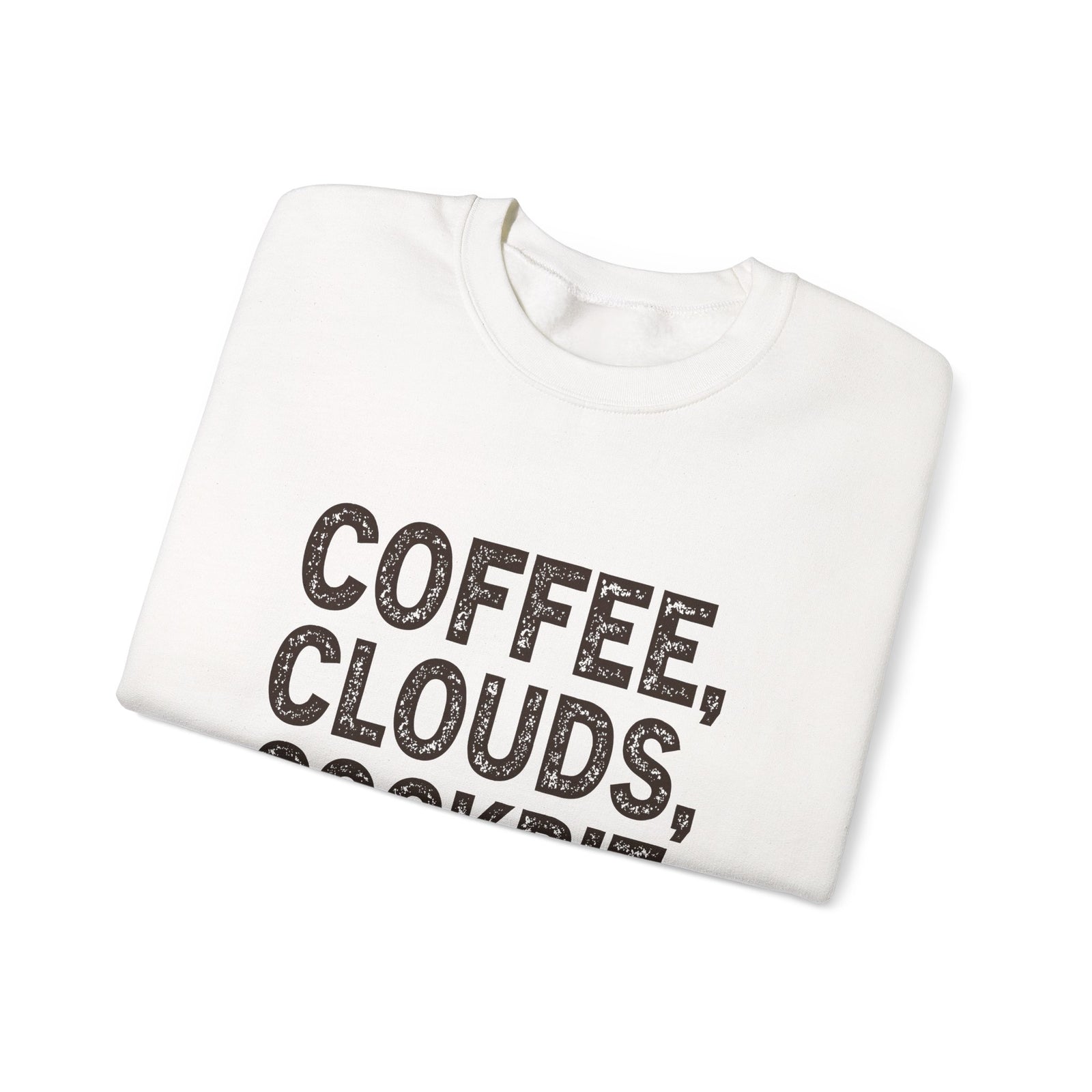 Coffee Clouds Cockpit  Crewneck Sweatshirt - Travel Inspiring Cozy Apparel