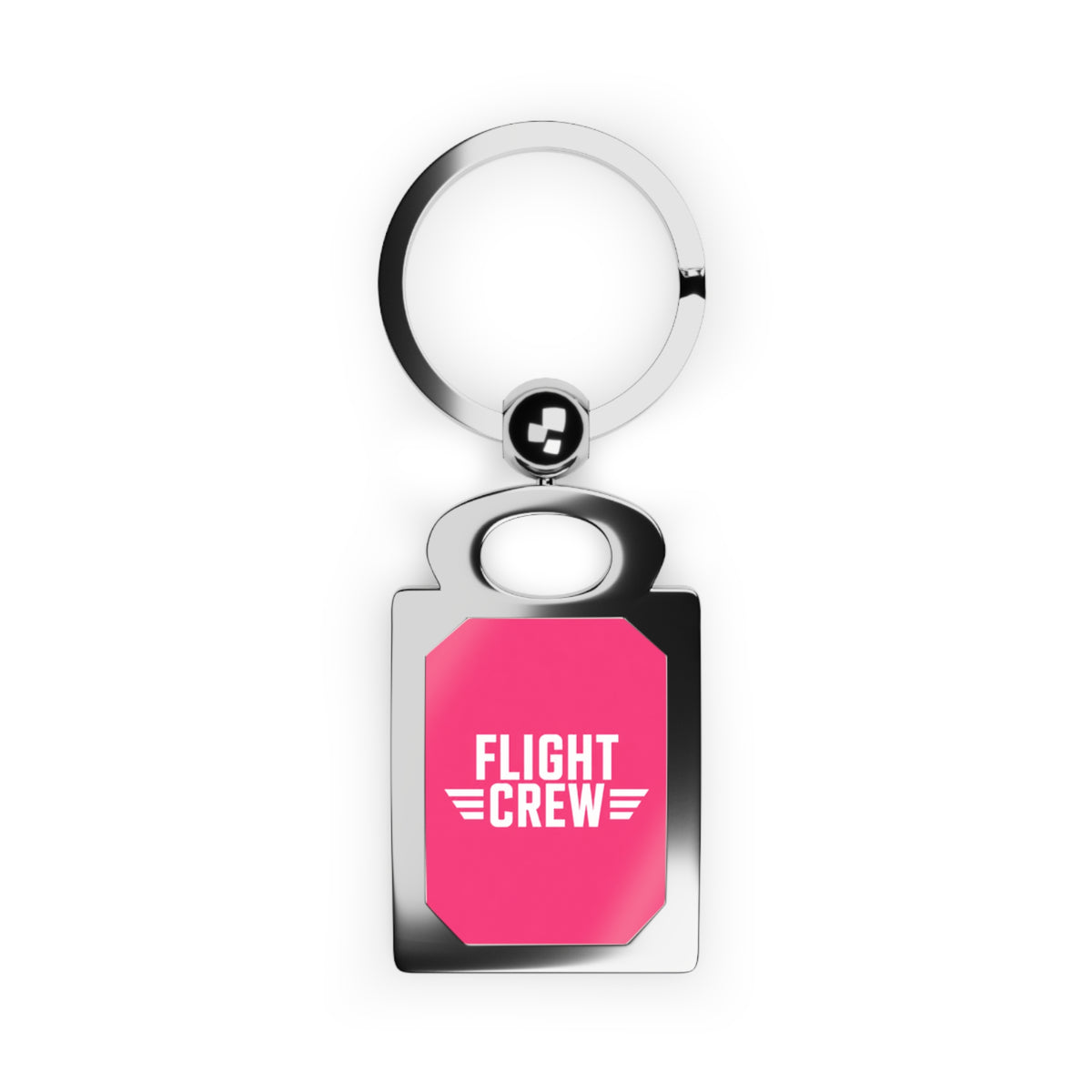 Flight Crew - Rectangle Keyring