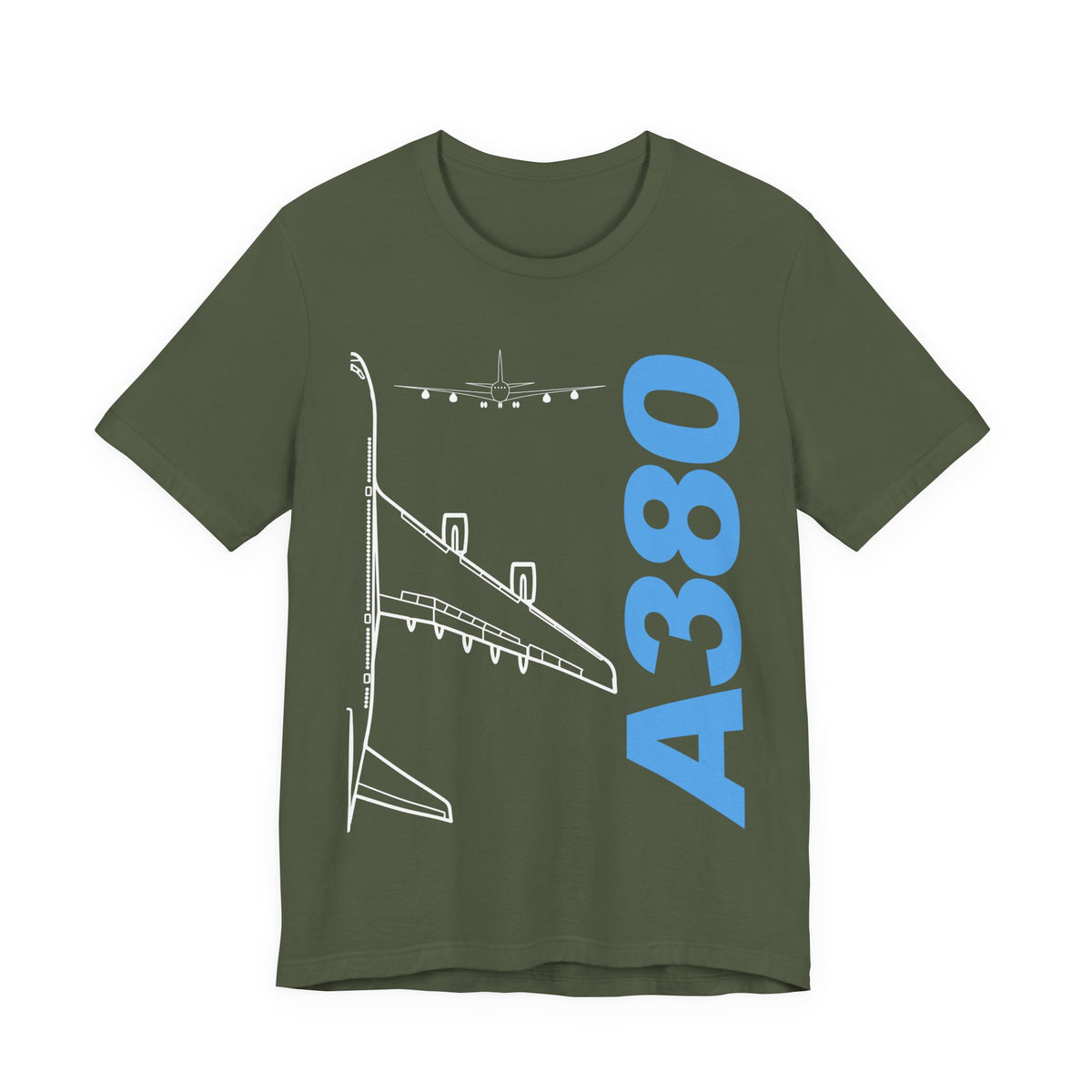 Airbus A380 Unisex Jersey Tee - Perfect for Aviation Enthusiasts
