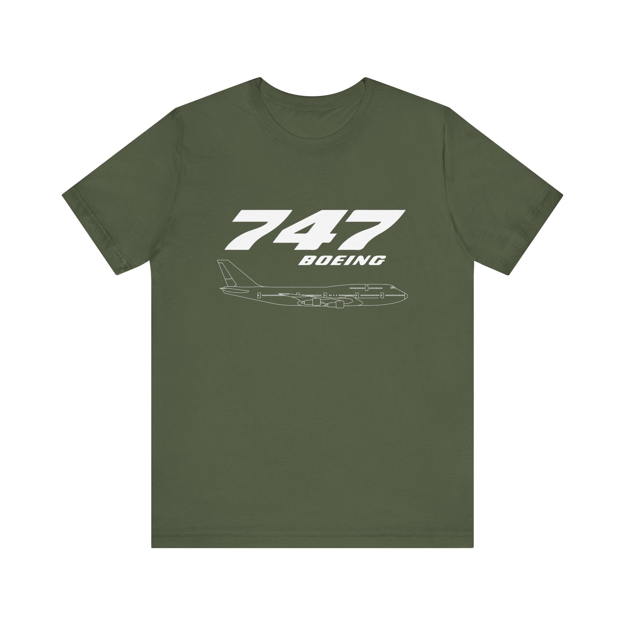 747 Unisex Jersey Tee - Perfect for Aviation Enthusiasts
