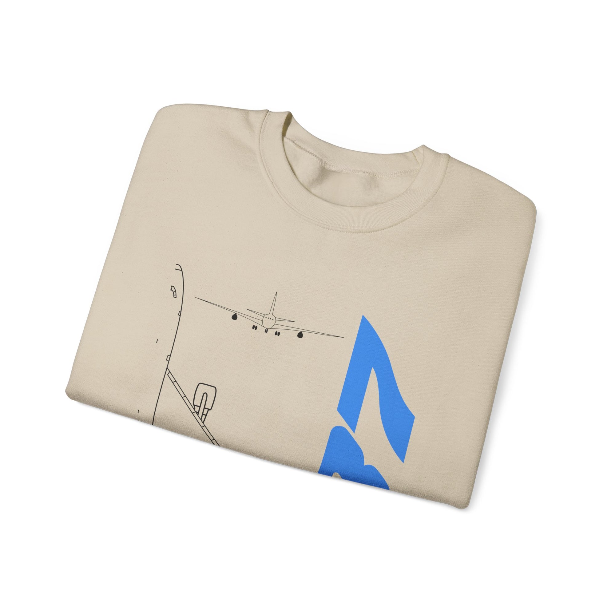 Boeing 787 Crewneck Sweatshirt - Travel Inspiring Cozy Apparel