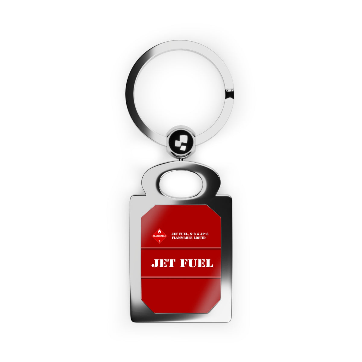 Jet Fuel - Rectangle Keyring