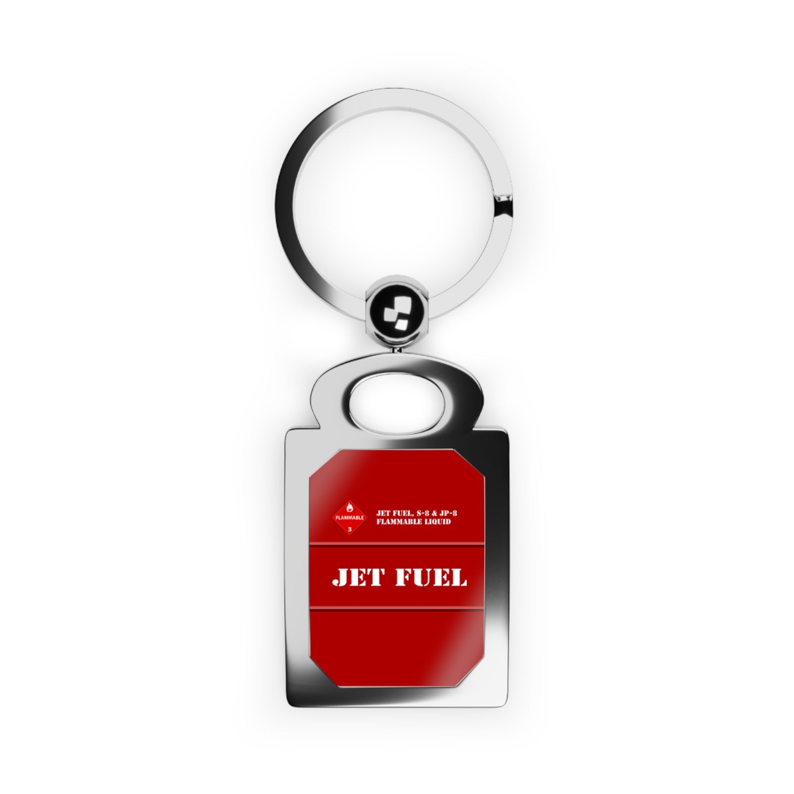Jet Fuel - Rectangle Keyring