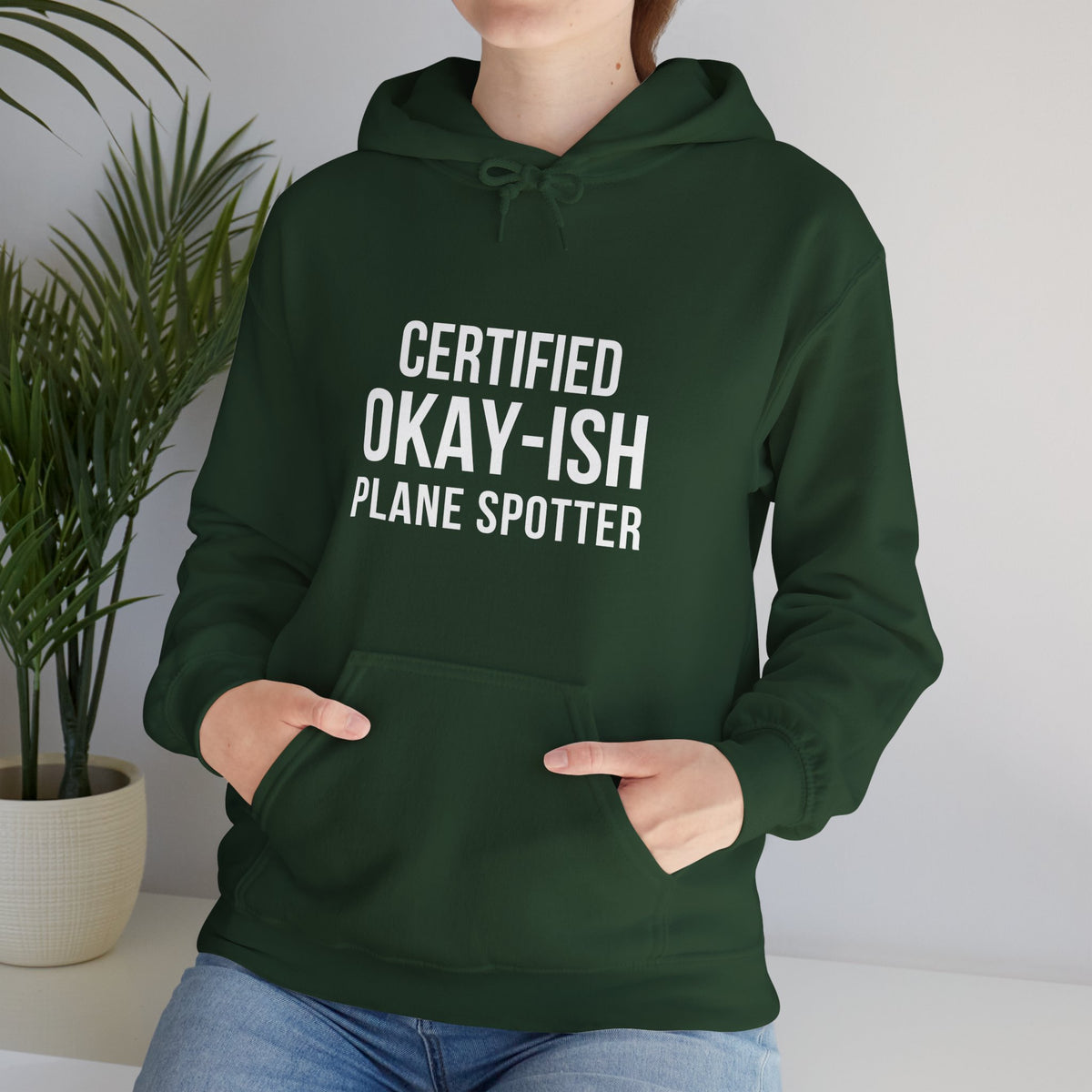 Certified Okay-ish Plane Spotter - Pullover Hoodie
