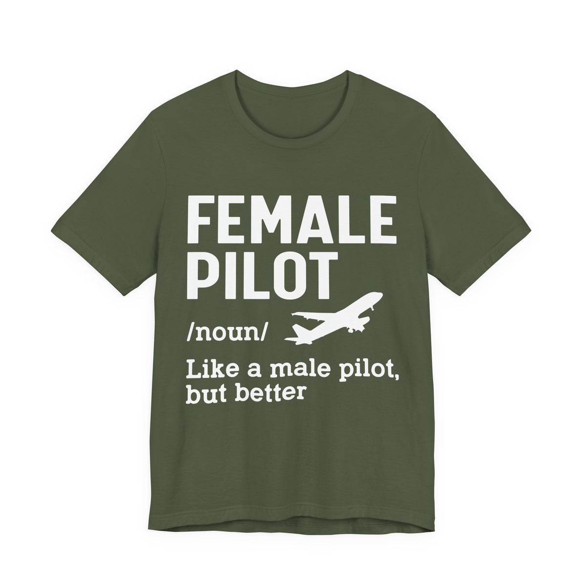 Female Pilot - Unisex Jersey Tee