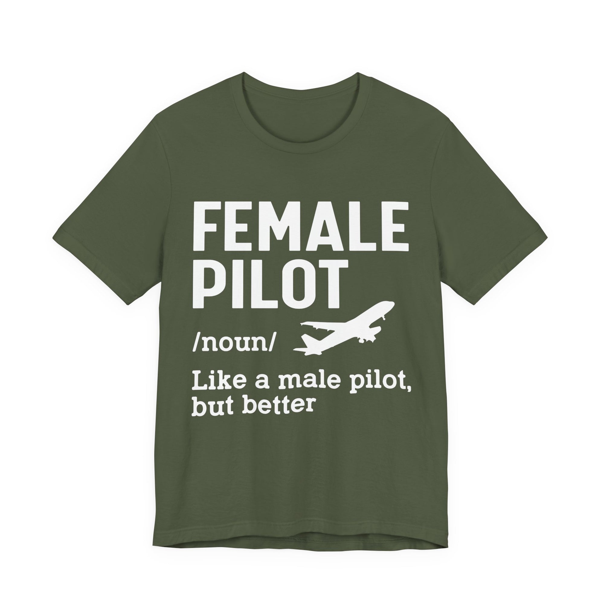 Female Pilot - Unisex Jersey Tee