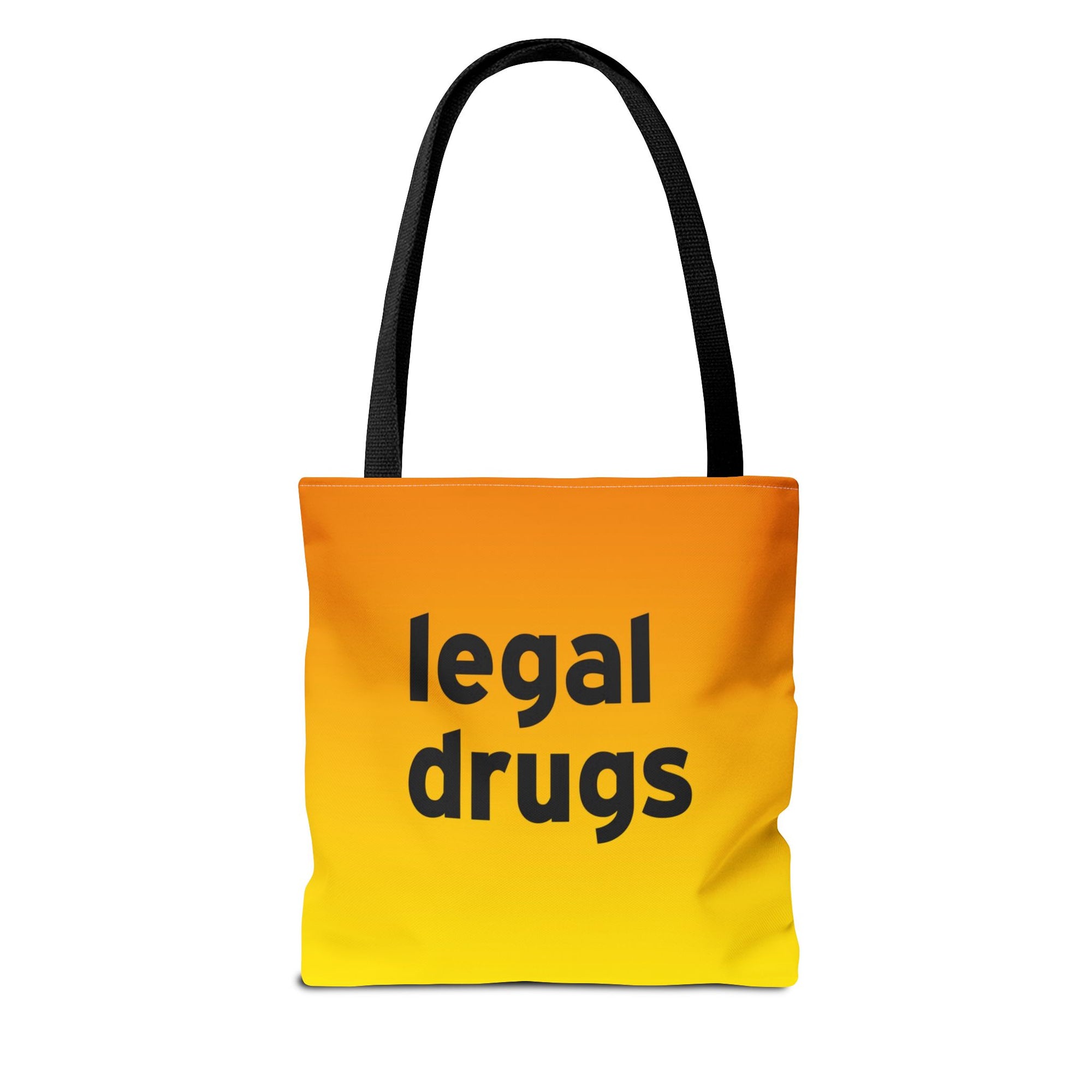 Legal Drugs Tote Bag — Printed Green Travel Tote
